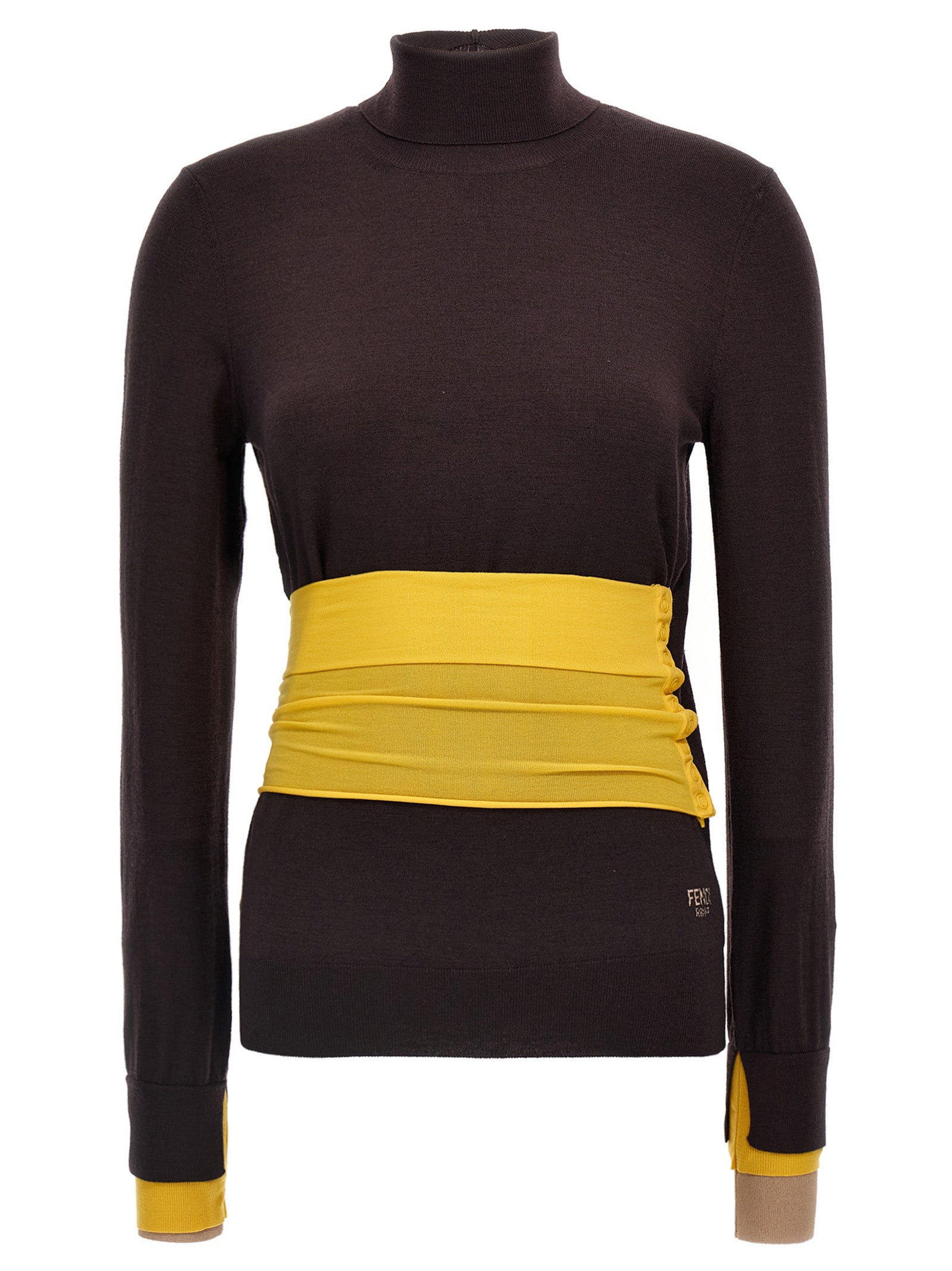 Fendi Women Wool Turtleneck Sweater FENDI