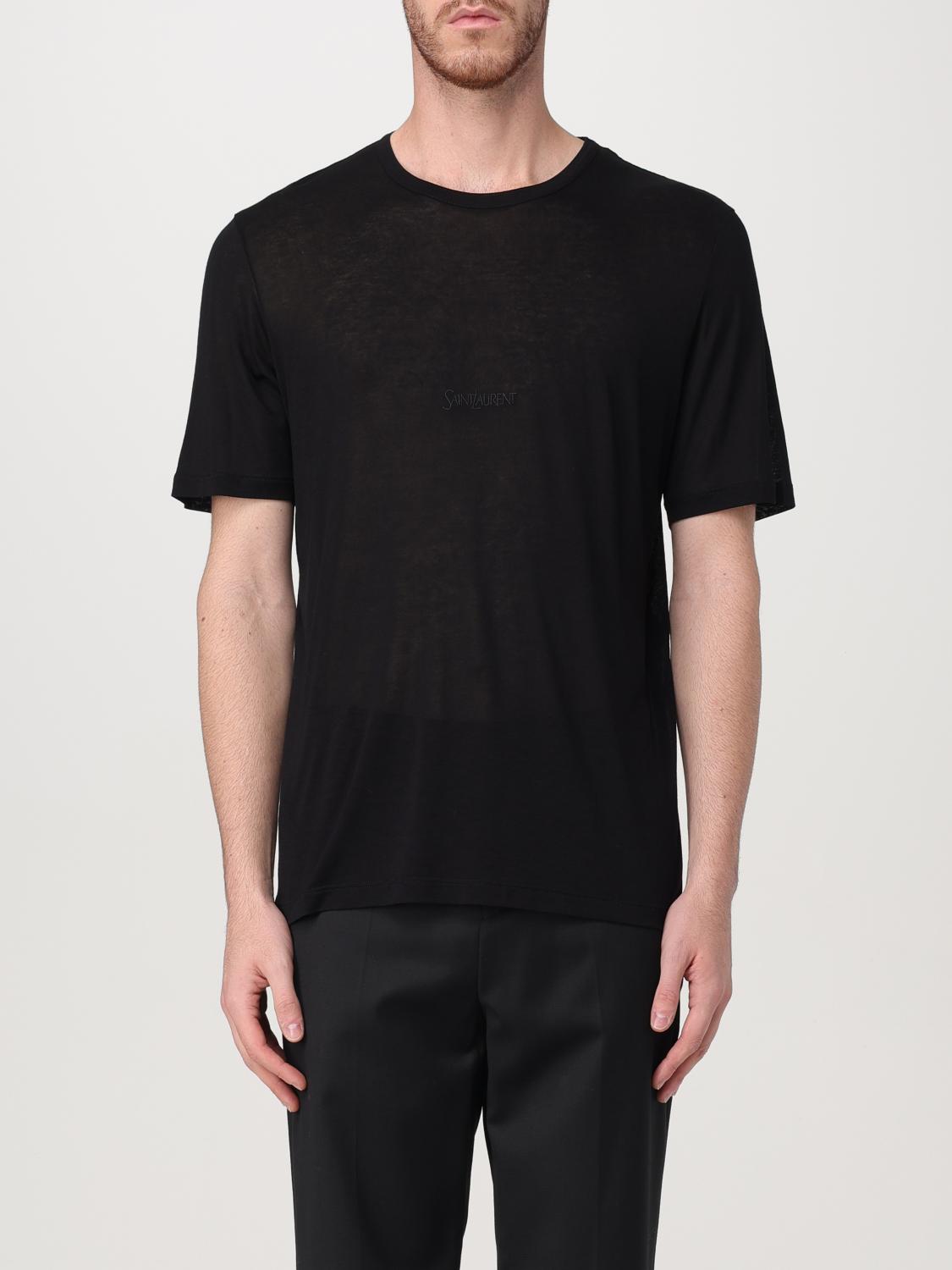 Saint Laurent T-Shirt Men Black SAINT LAURENT
