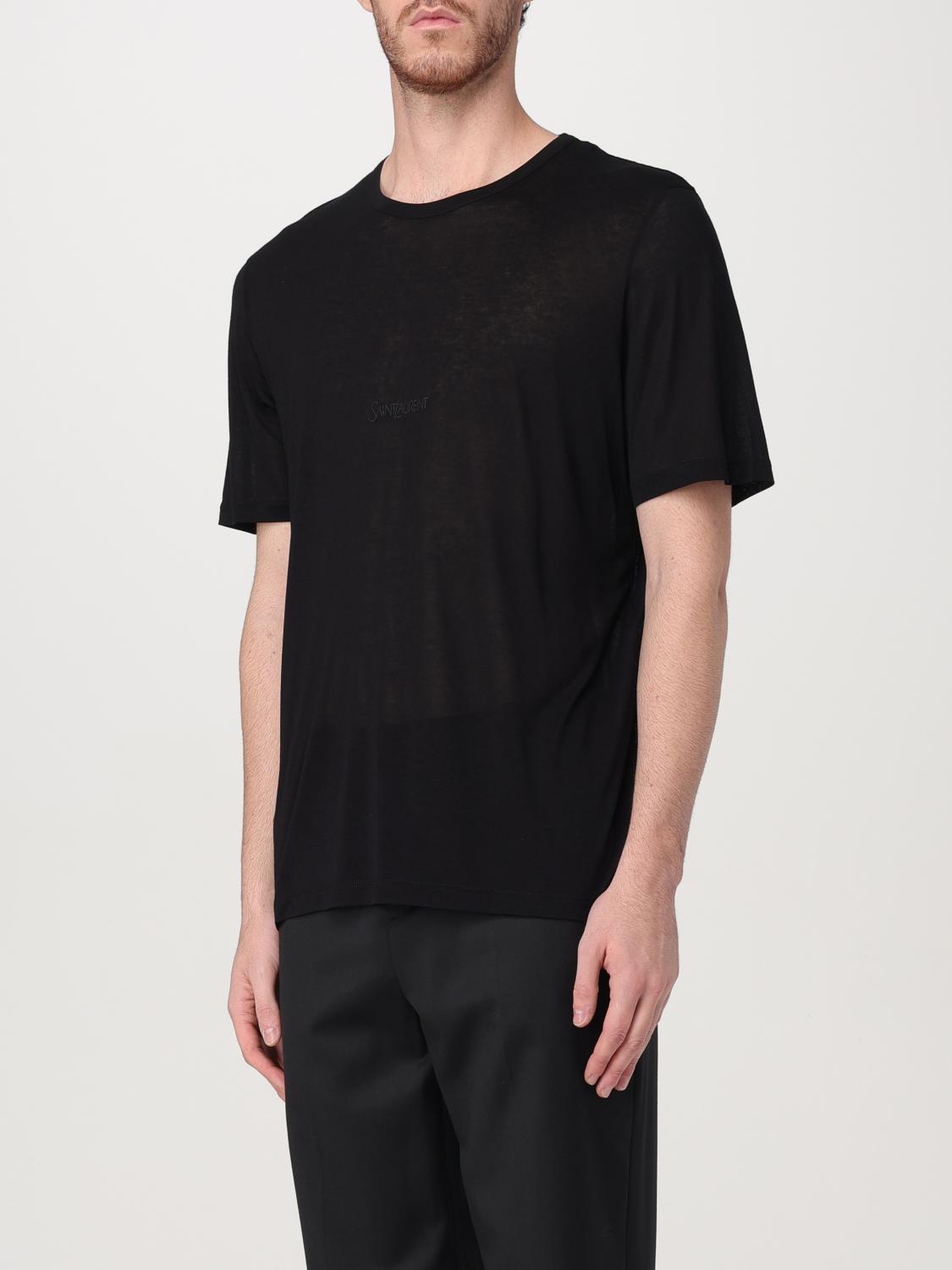 Saint Laurent T-Shirt Men Black SAINT LAURENT