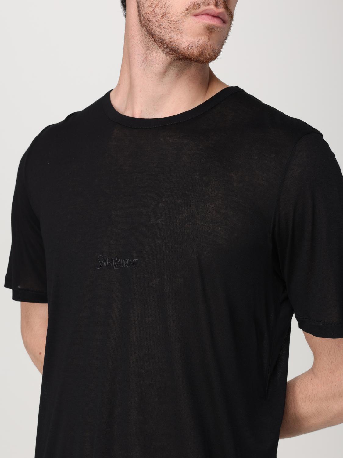 Saint Laurent T-Shirt Men Black SAINT LAURENT