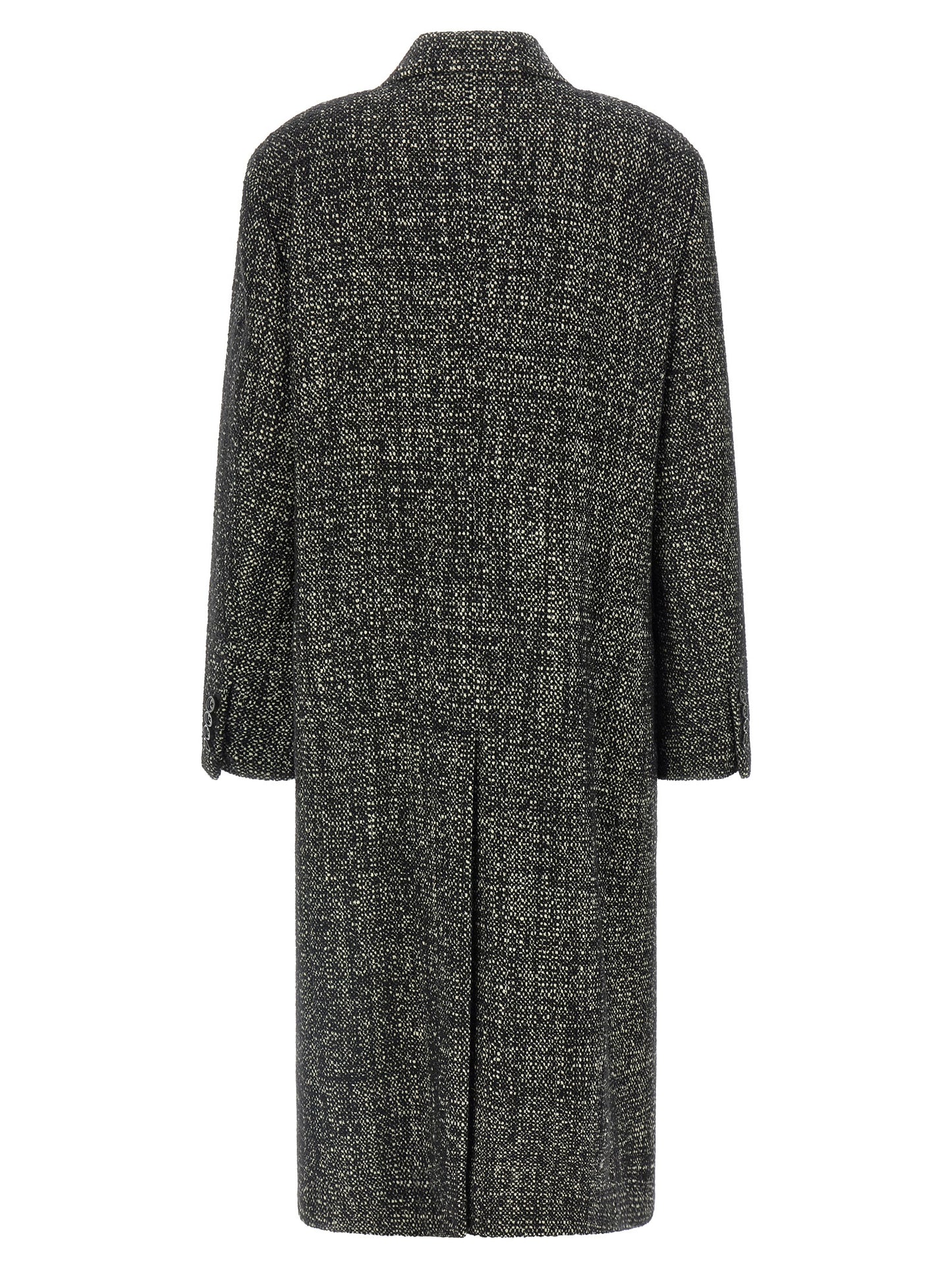 Dolce & Gabbana Men Bouclé Wool Coat DOLCE & GABBANA