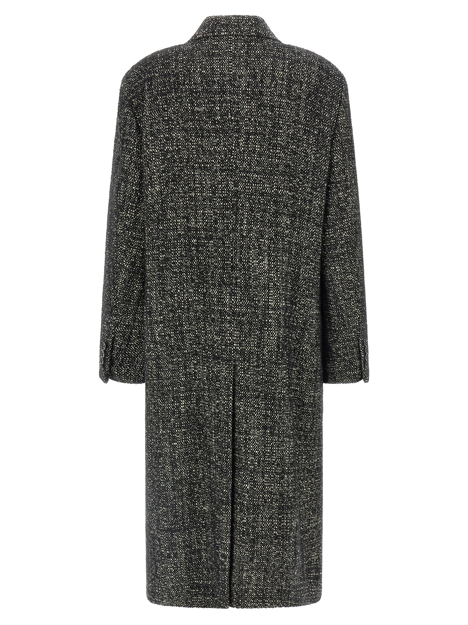 Dolce & Gabbana Men Bouclé Wool Coat DOLCE & GABBANA
