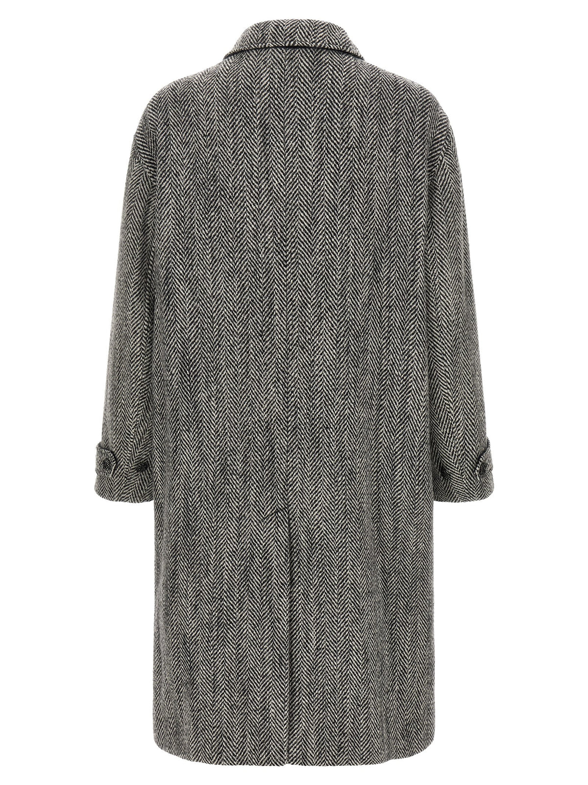 Dolce&Gabbana Men 'Chevron' Wool Coat DOLCE & GABBANA