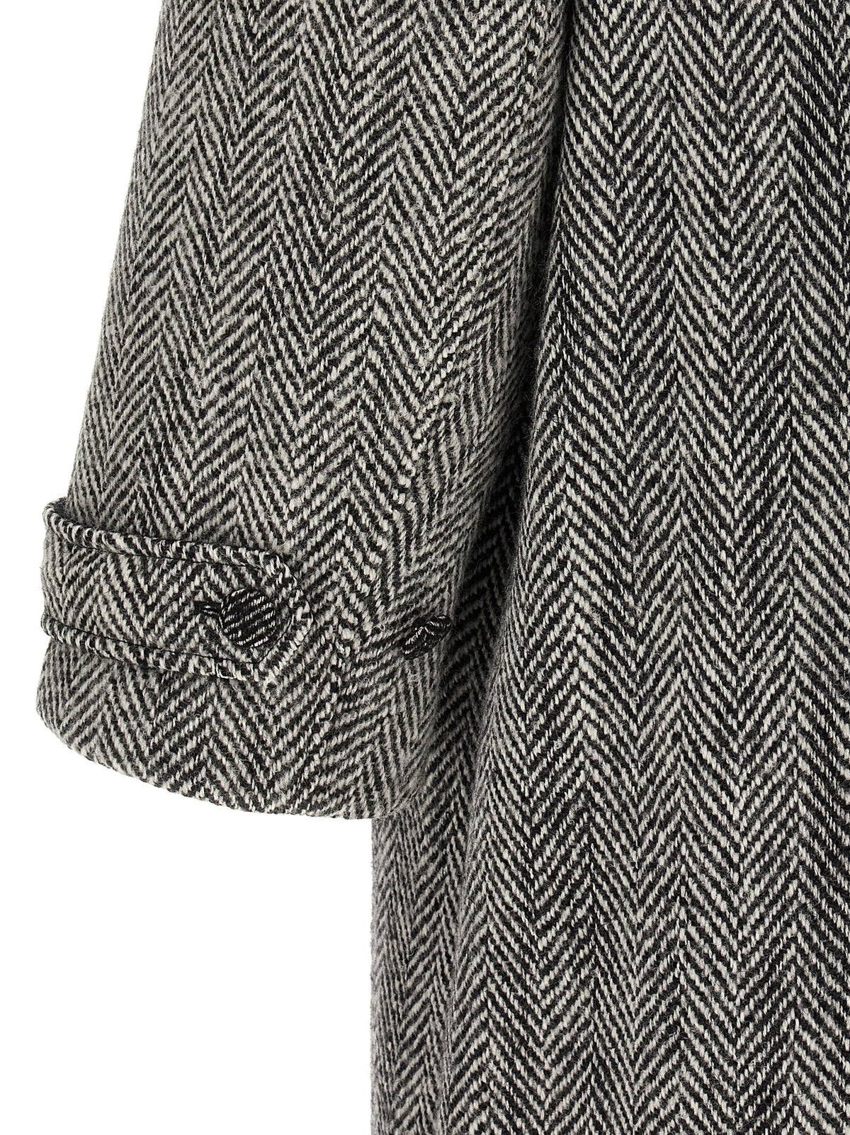 Dolce&Gabbana Men 'Chevron' Wool Coat DOLCE & GABBANA