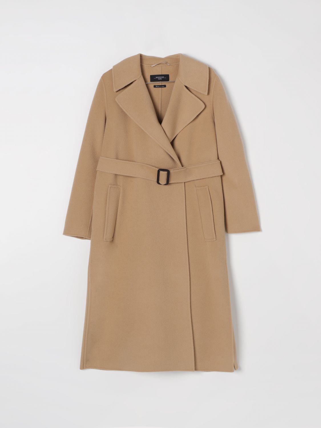 Max Mara Studio Coat Woman Beige MAX MARA STUDIO