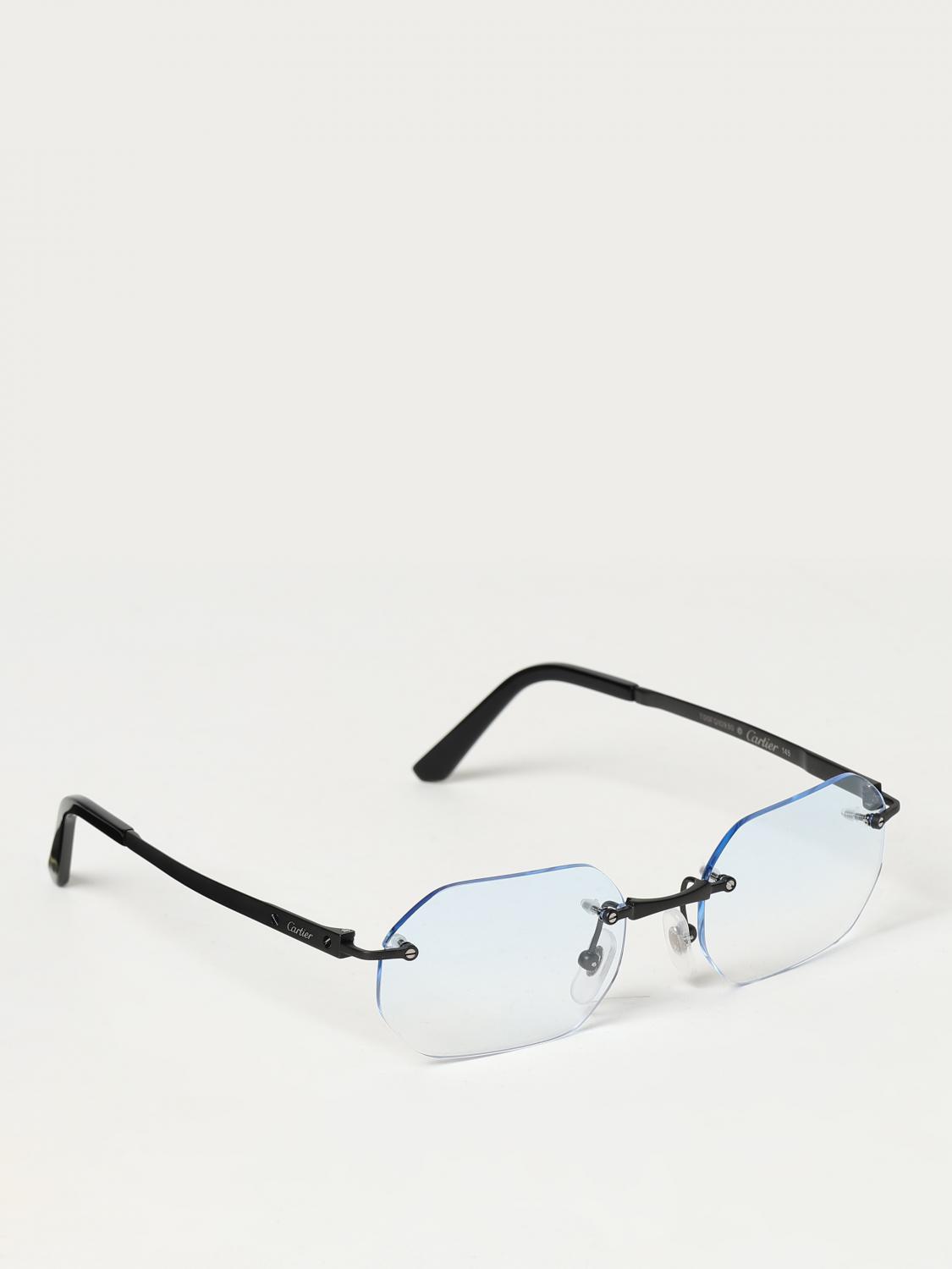 Cartier Optical Frames Men Black CARTIER