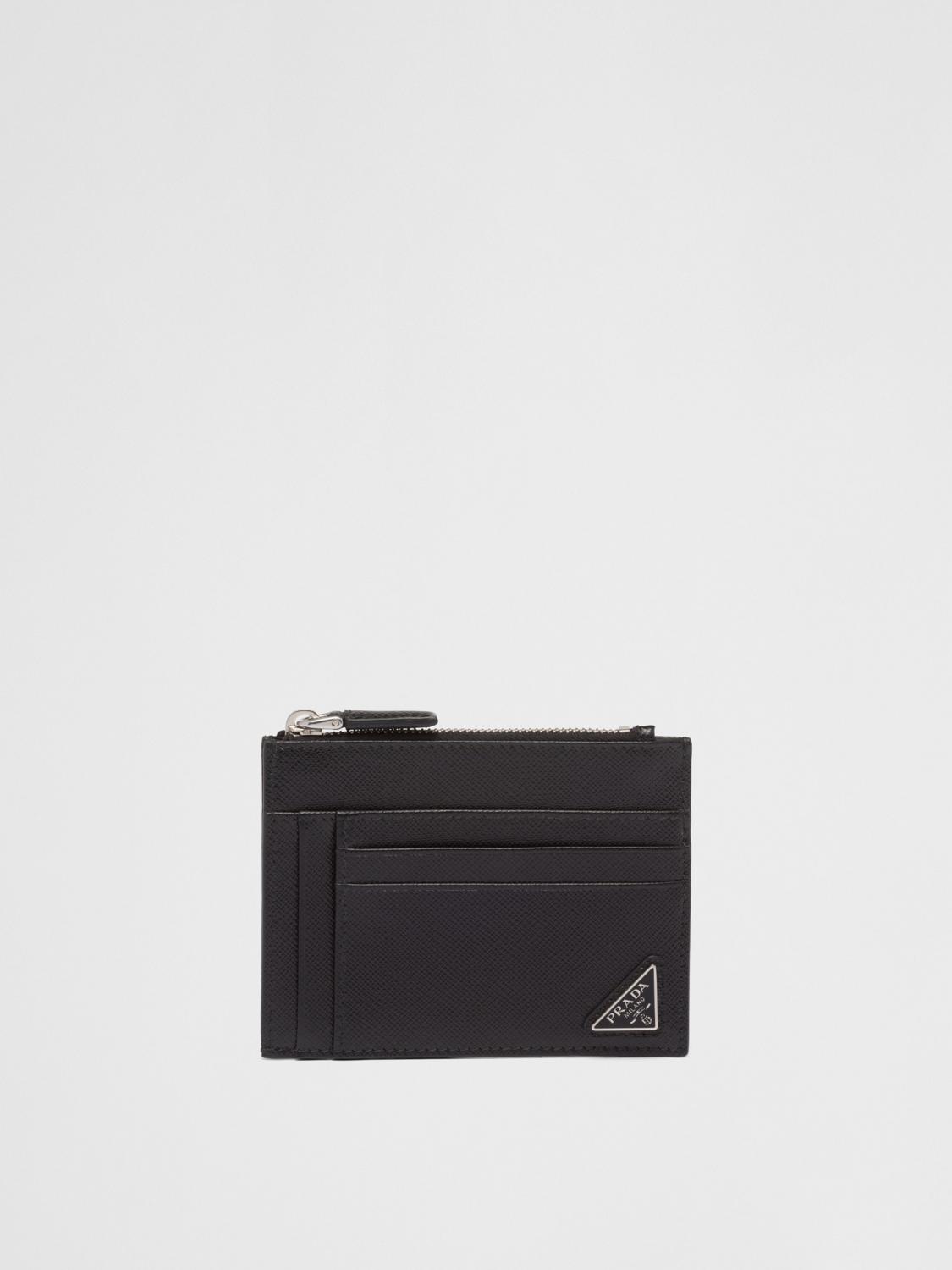 Prada Wallet Men Black PRADA