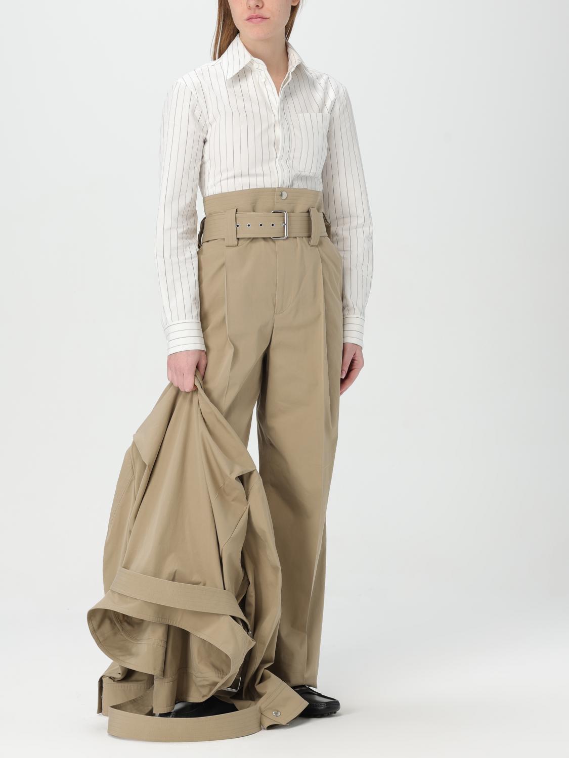 Bottega Veneta Pants Woman Sand BOTTEGA VENETA