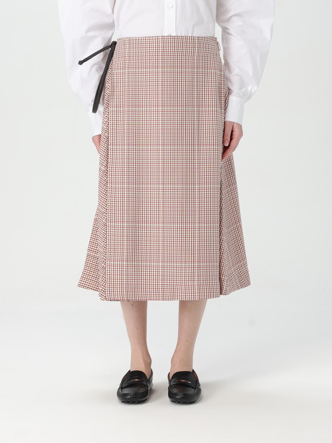 Bottega Veneta Skirt Woman Pearl BOTTEGA VENETA