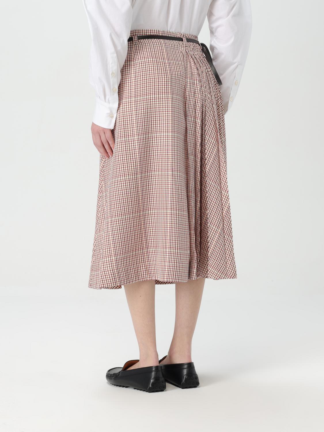 Bottega Veneta Skirt Woman Pearl BOTTEGA VENETA