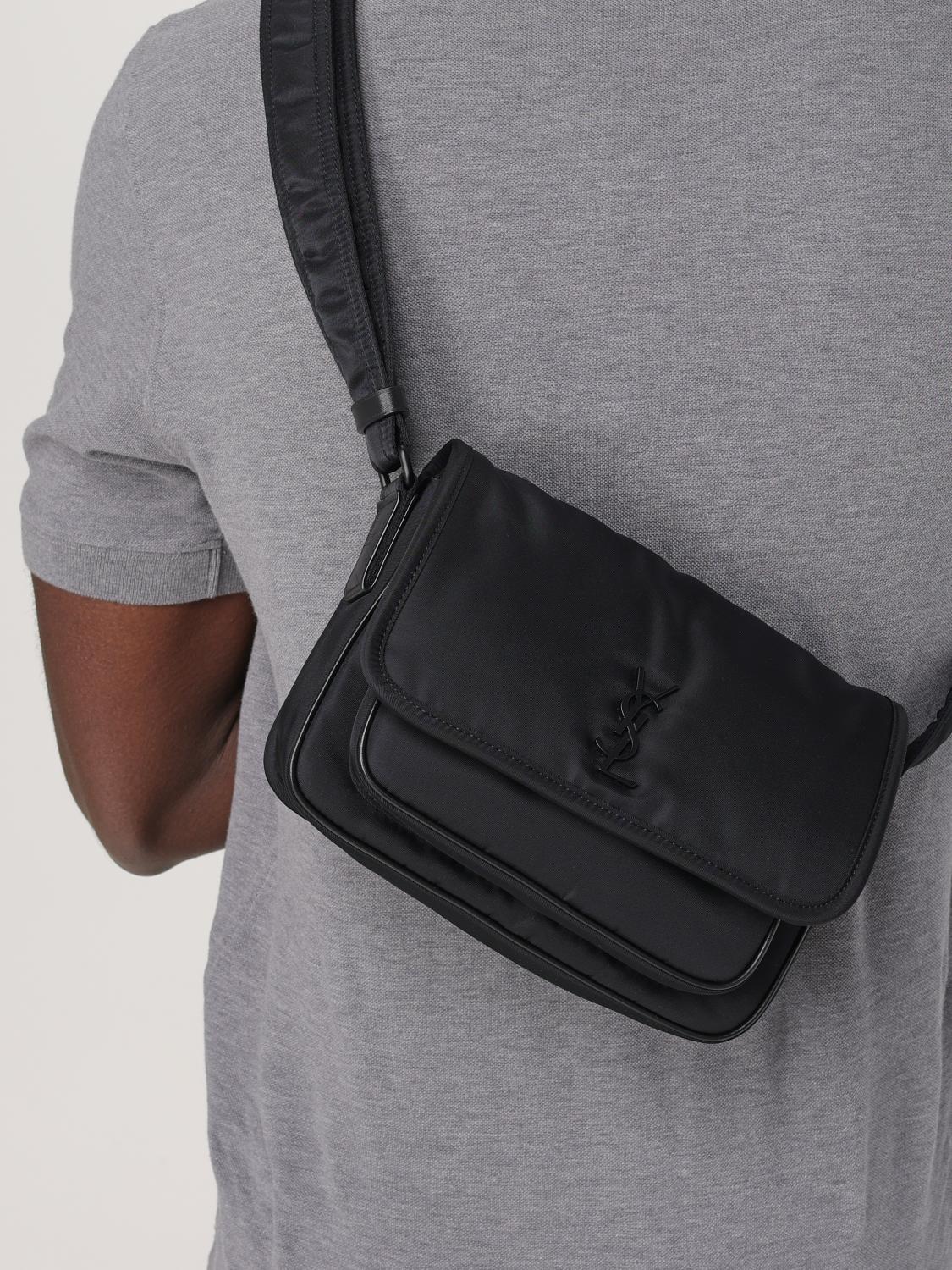 Saint Laurent Shoulder Bag Men Black SAINT LAURENT