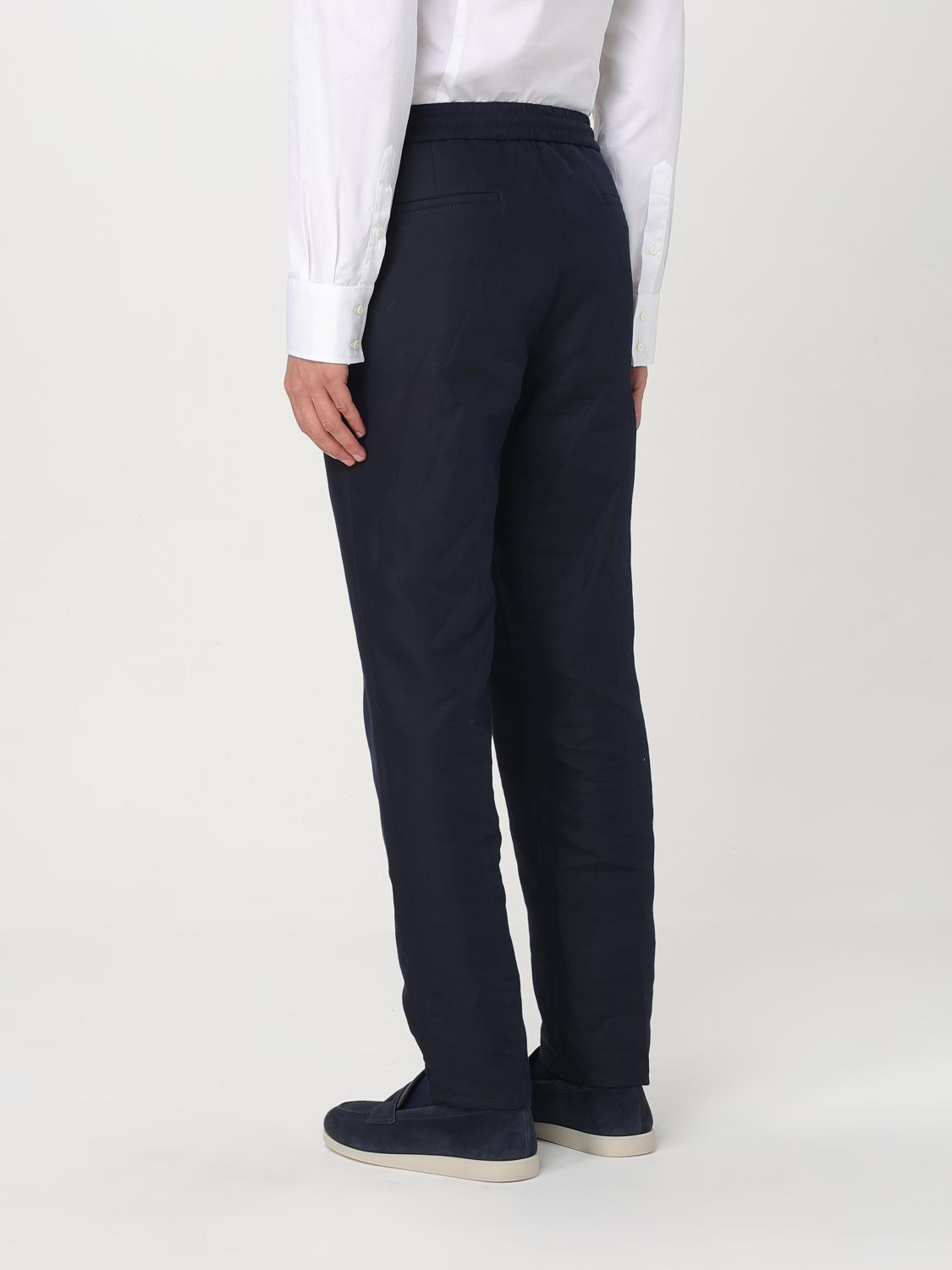 Brunello Cucinelli Men Linen Trousers BRUNELLO CUCINELLI