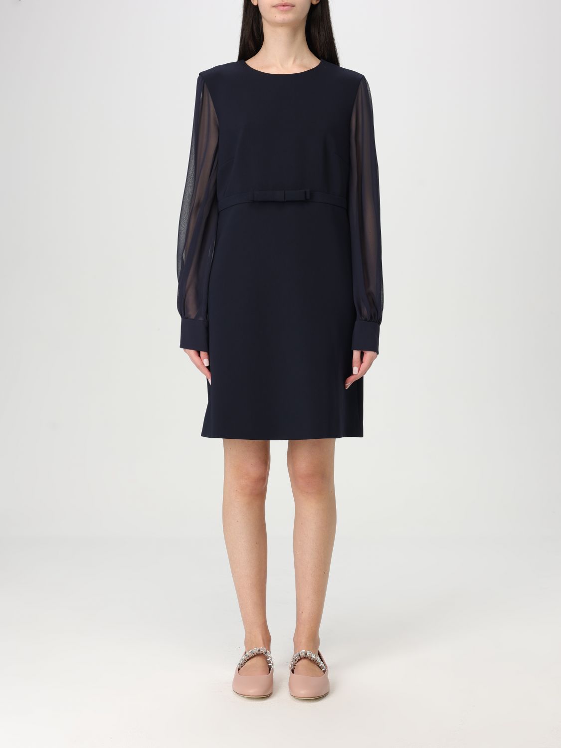 Max Mara Studio Dress Woman Blue MAX MARA STUDIO