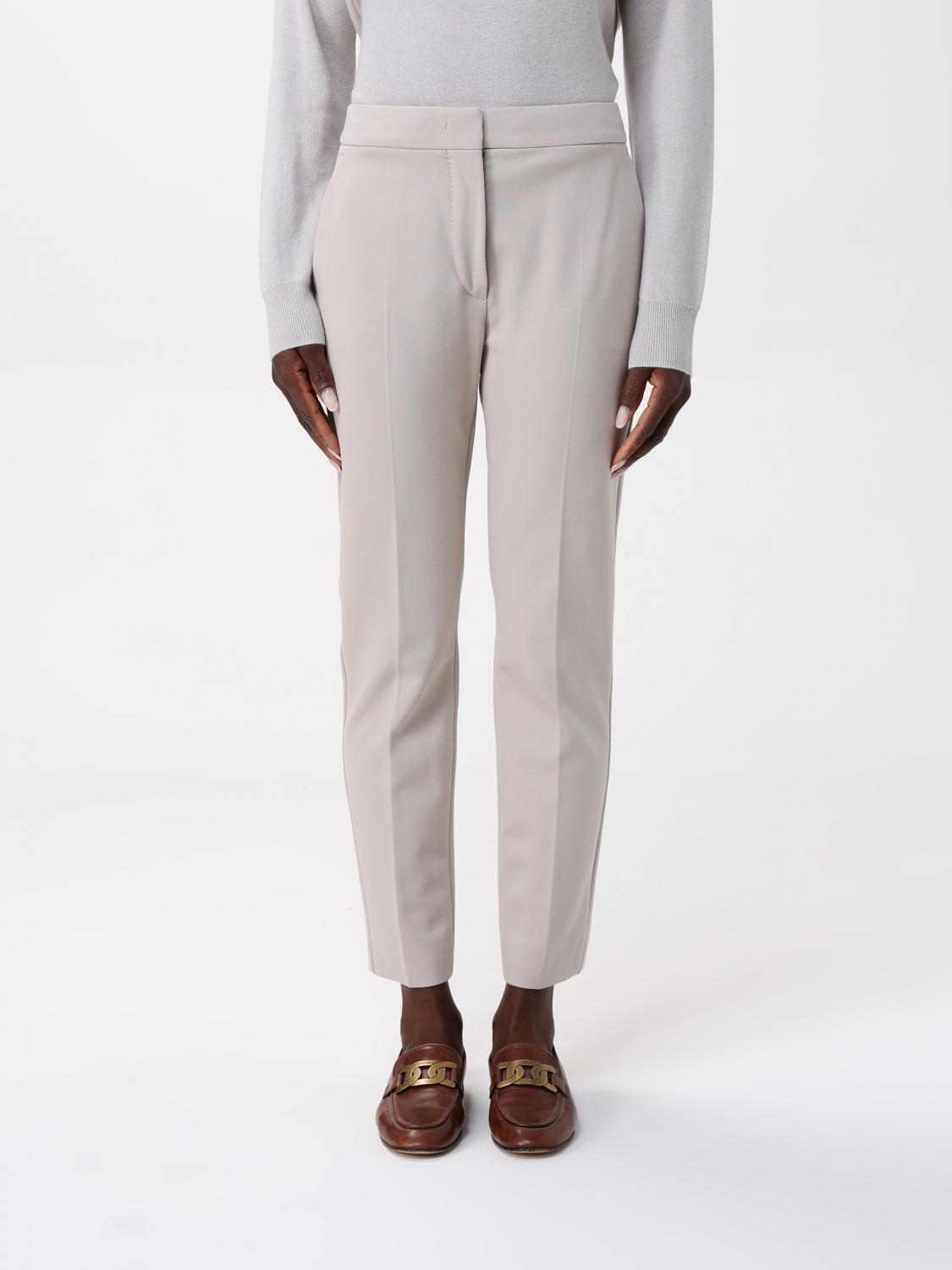 Max Mara Pants Woman Natural MAX MARA