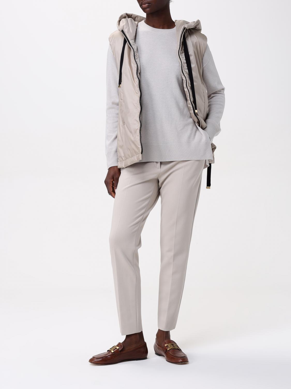 Max Mara Pants Woman Natural MAX MARA