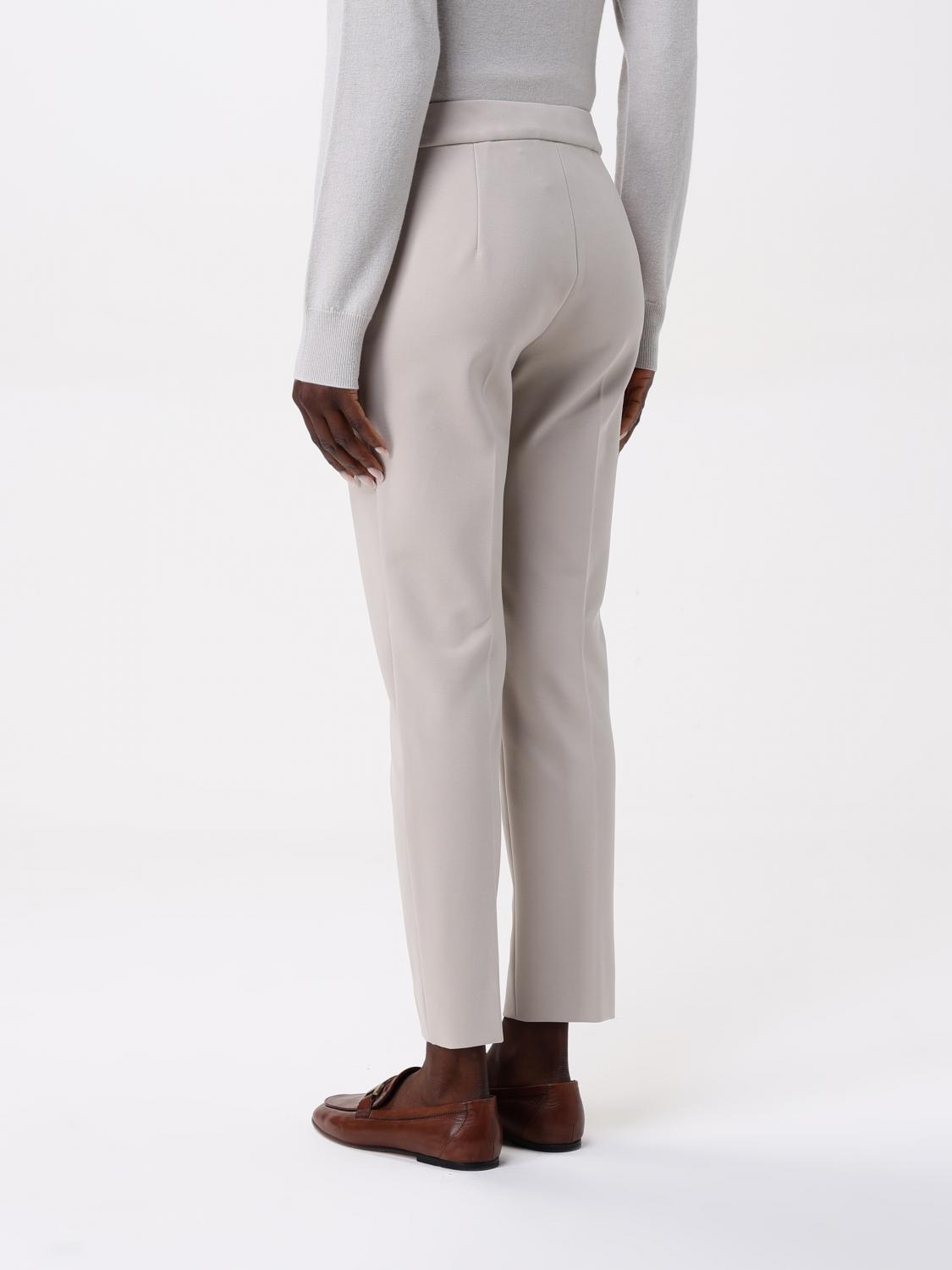 Max Mara Pants Woman Natural MAX MARA