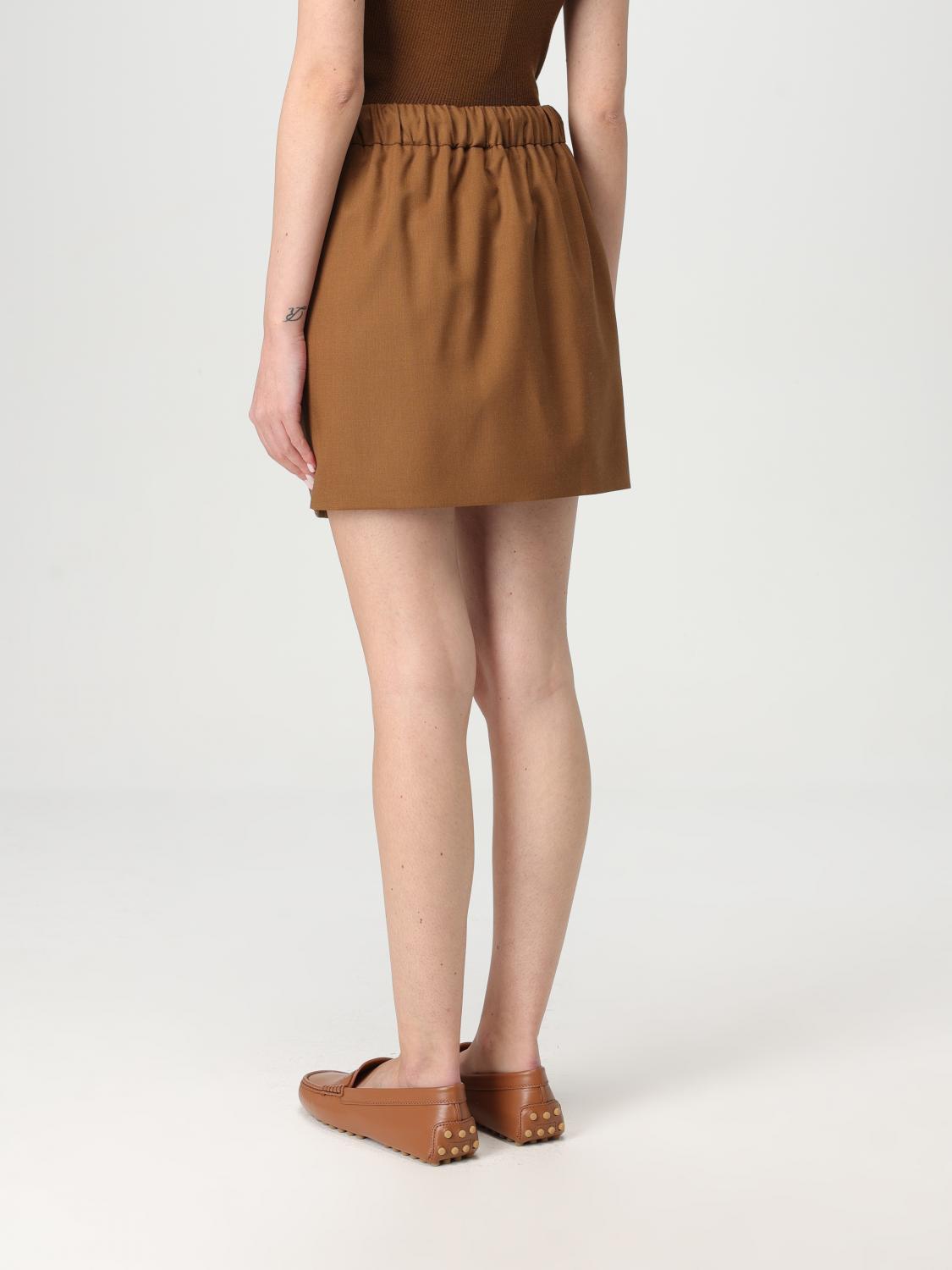 Max Mara Skirt Woman Leather MAX MARA