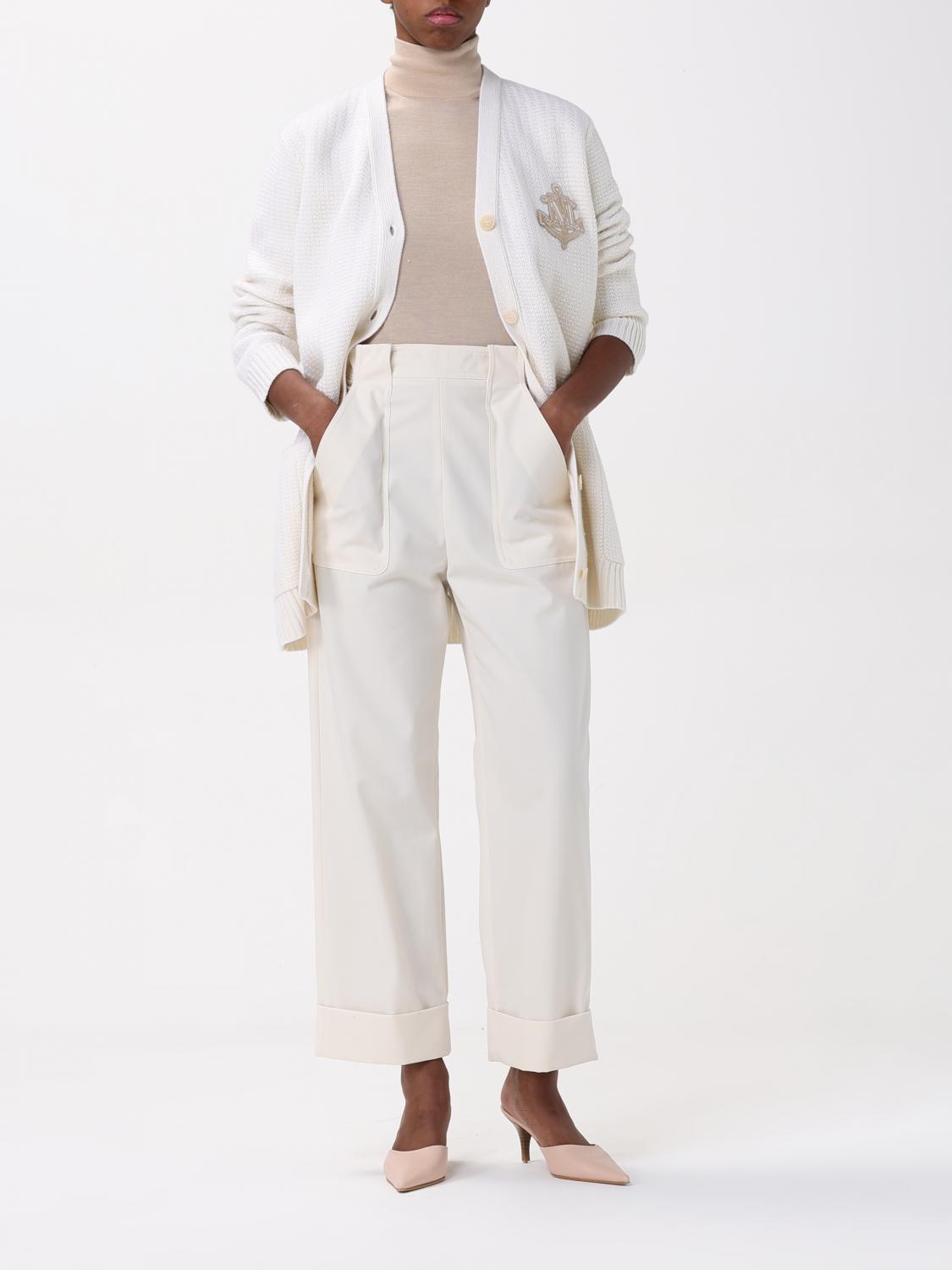 Max Mara Pants Woman White MAX MARA