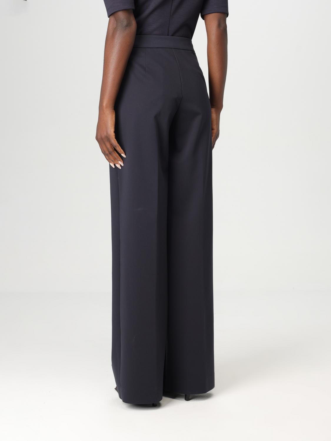 Max Mara Pants Woman Blue MAX MARA