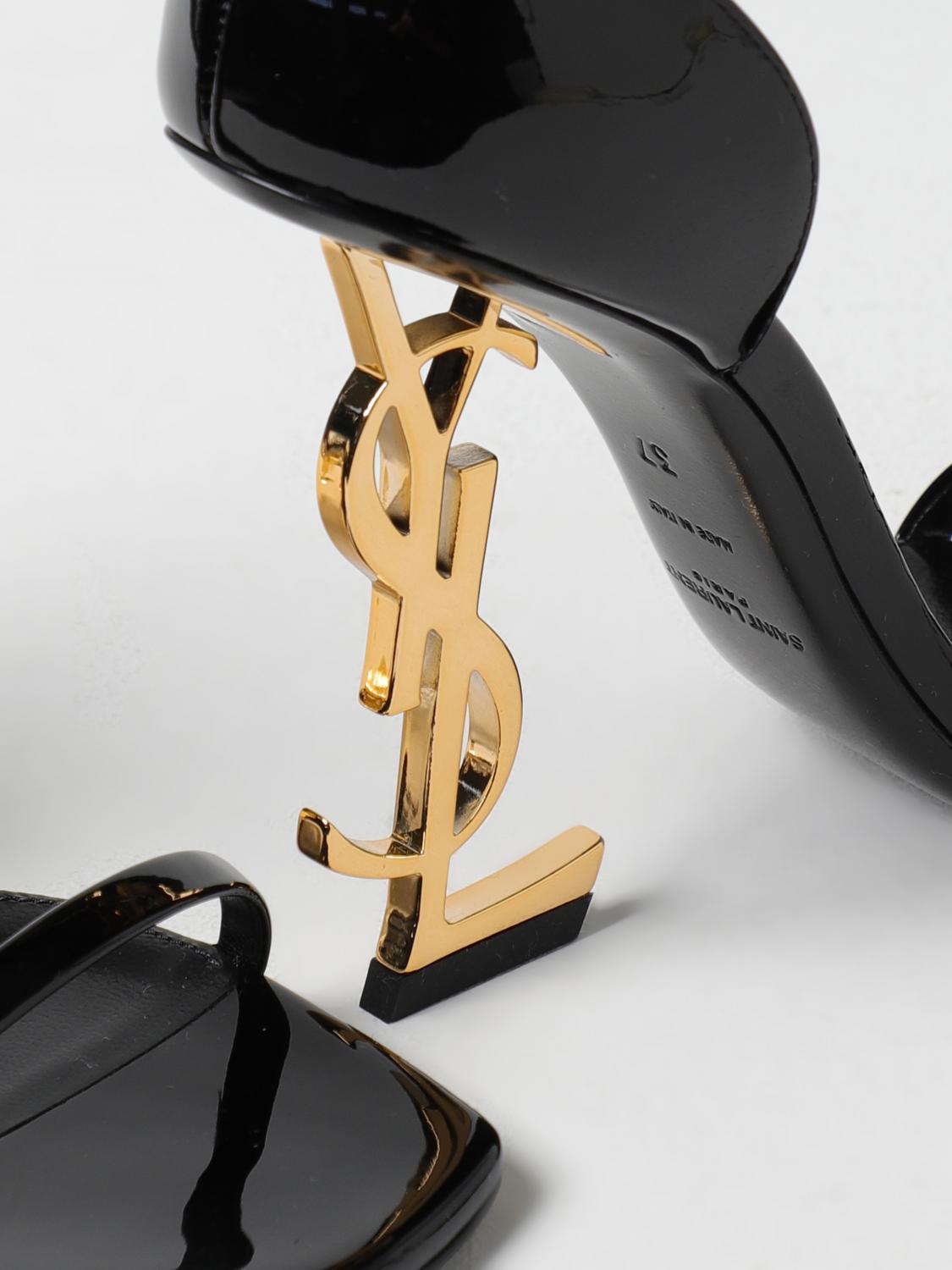 Saint Laurent Heeled Sandal Woman Black