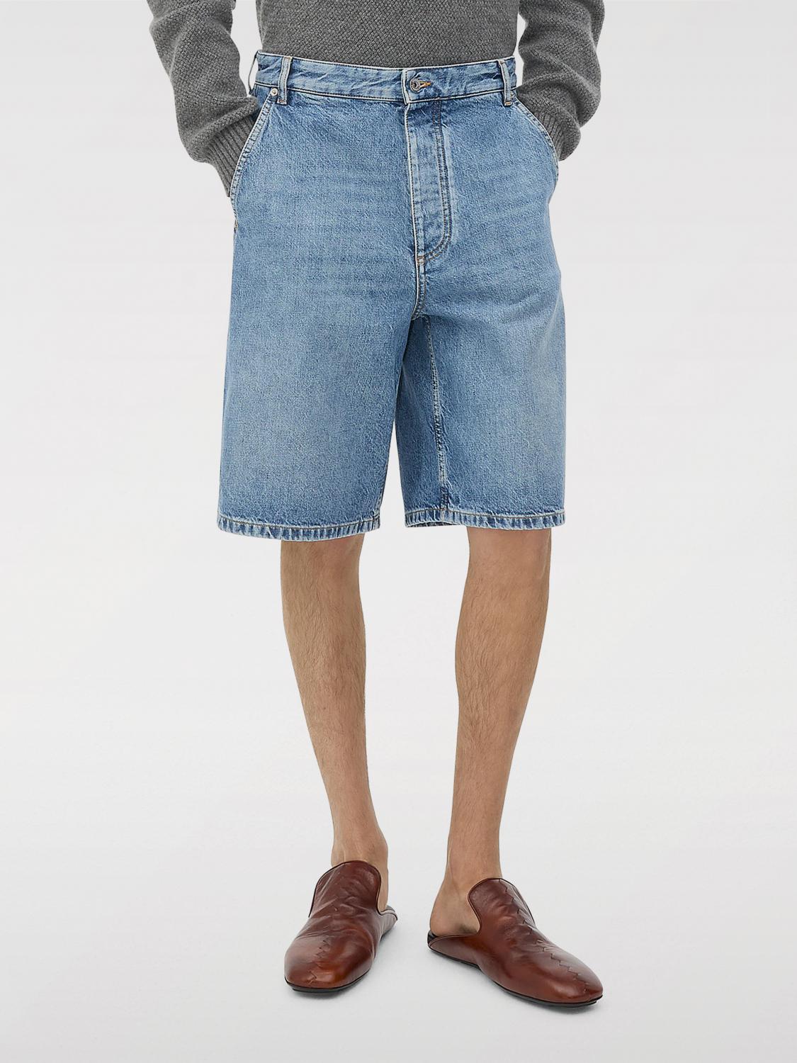 Bottega Veneta Shorts Men Blue BOTTEGA VENETA