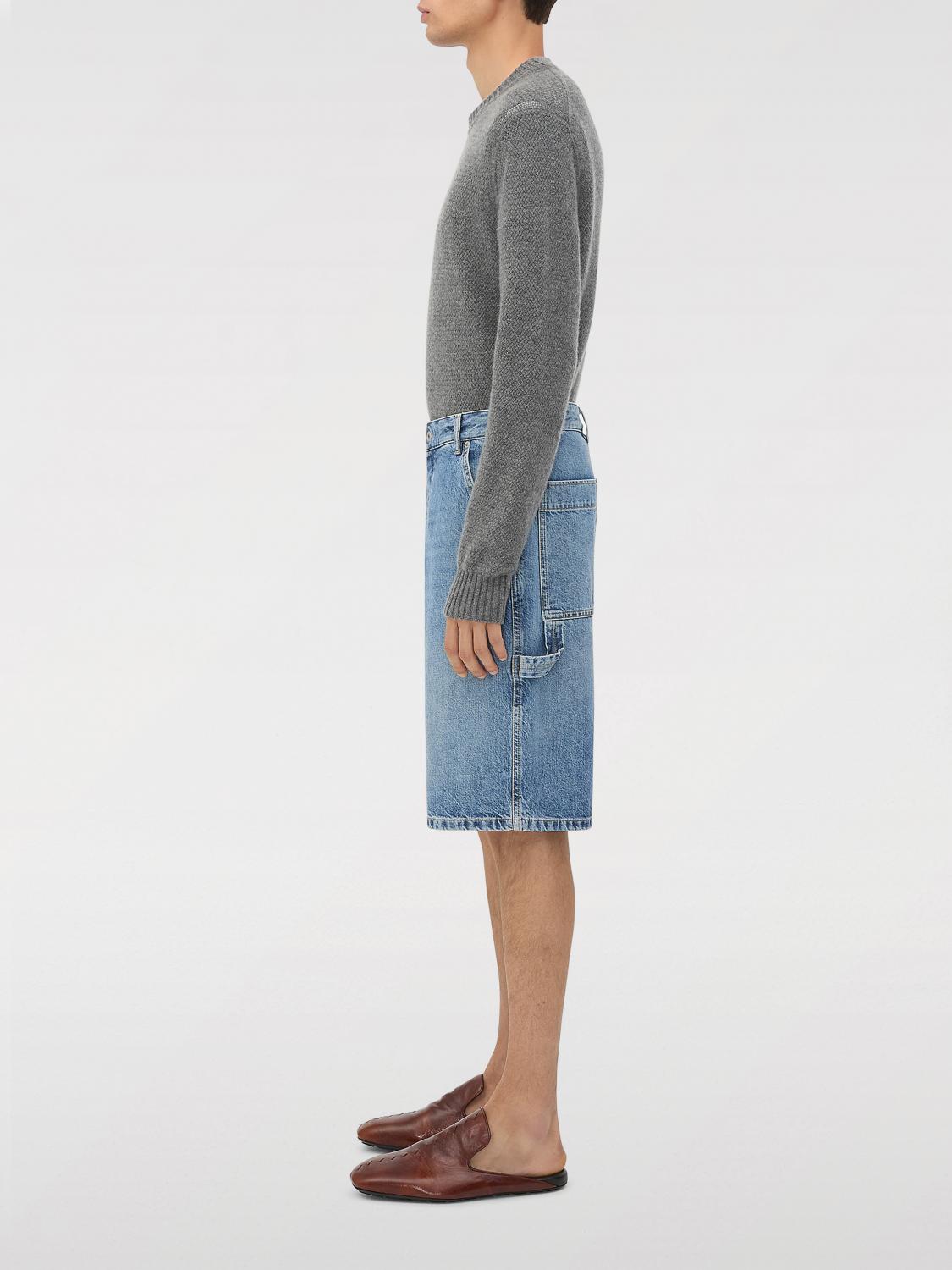 Bottega Veneta Shorts Men Blue BOTTEGA VENETA