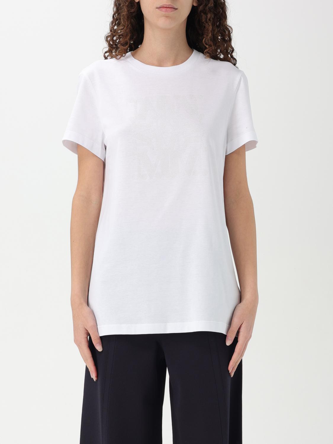 Max Mara T-Shirt Woman White 1 MAX MARA