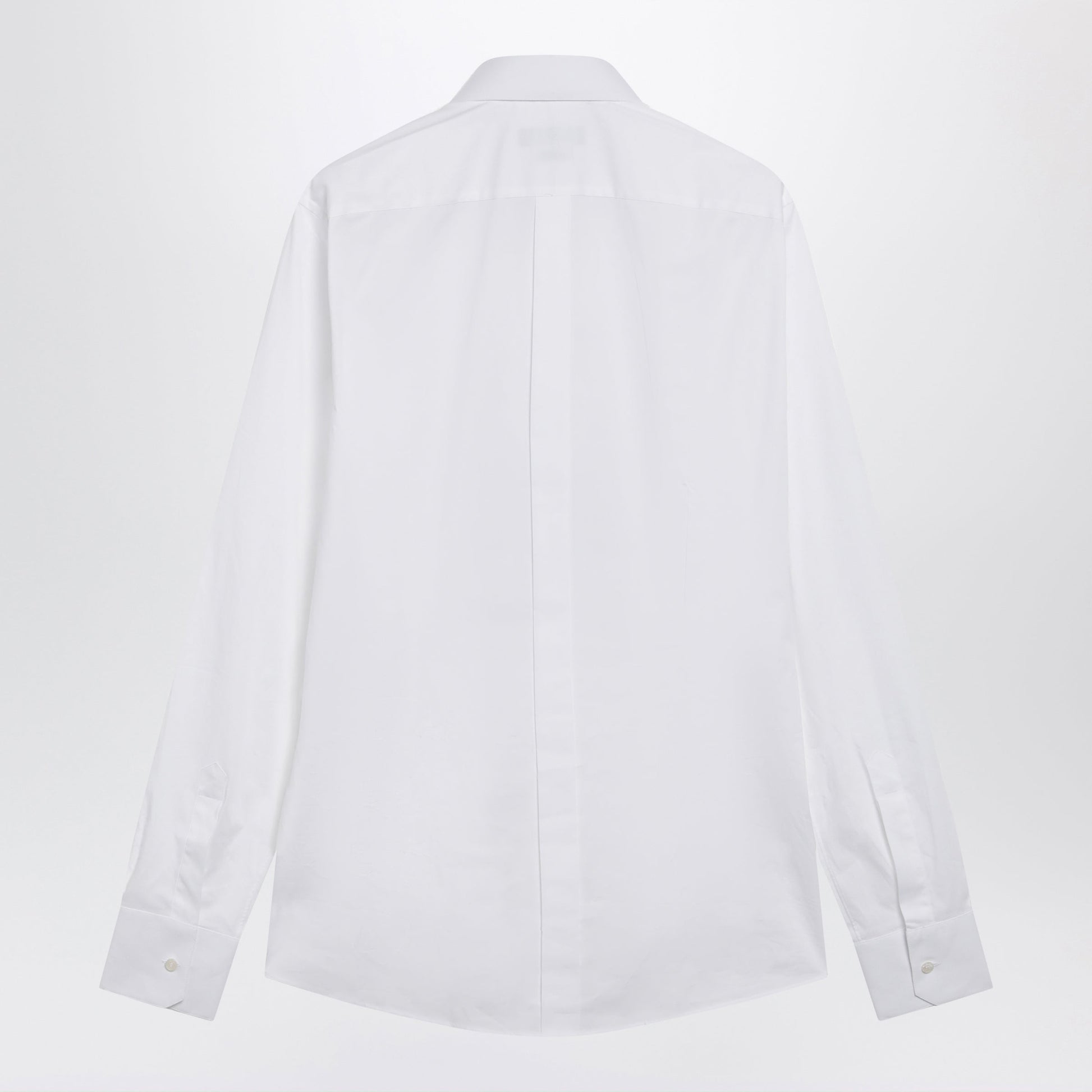 Dolce&Gabbana Gold Fit Stretch Poplin Shirt In Optical White Men DOLCE & GABBANA
