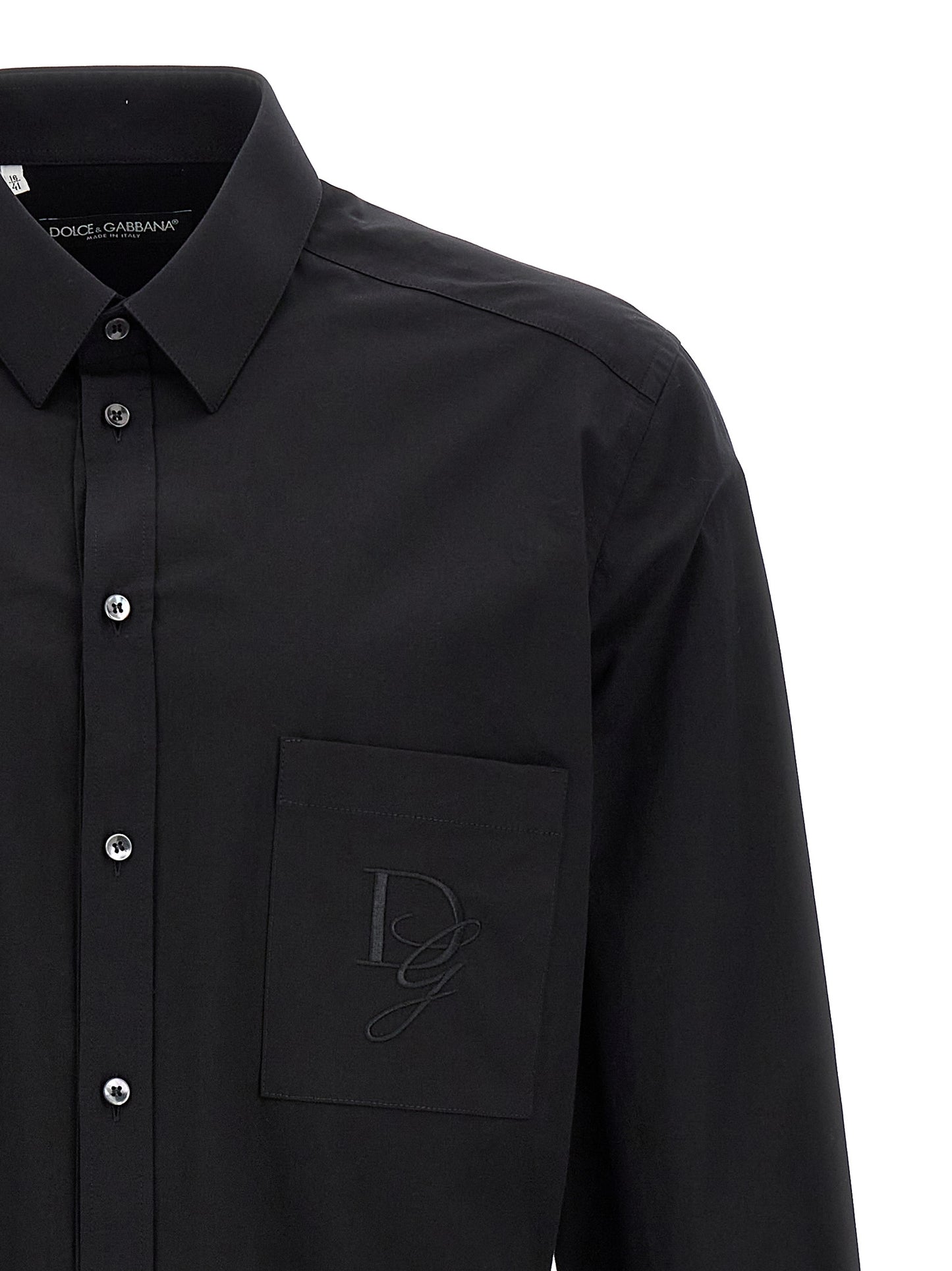 Dolce & Gabbana Men Logo Embroidery Shirt DOLCE & GABBANA