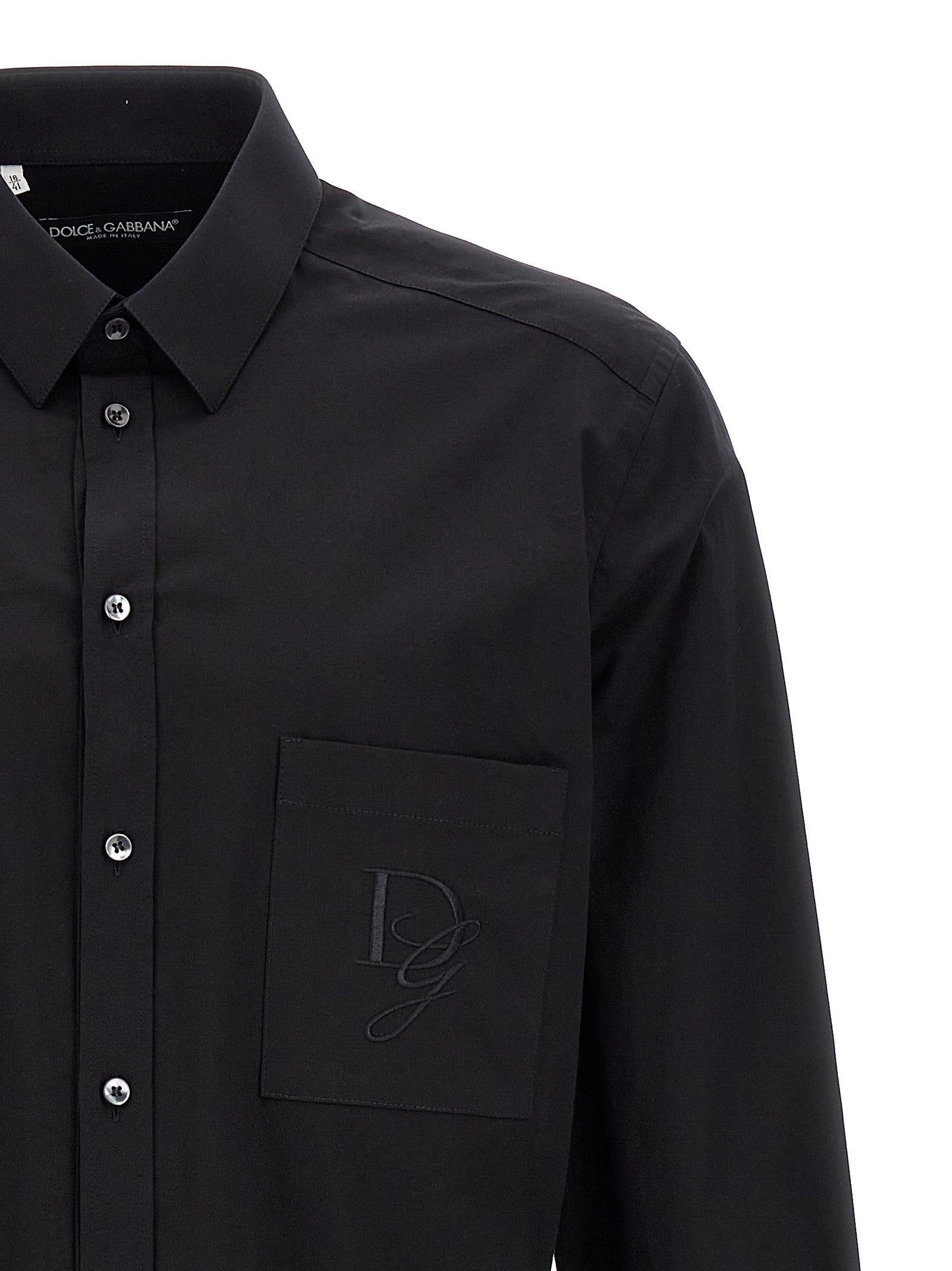 Dolce & Gabbana Men Logo Embroidery Shirt DOLCE & GABBANA