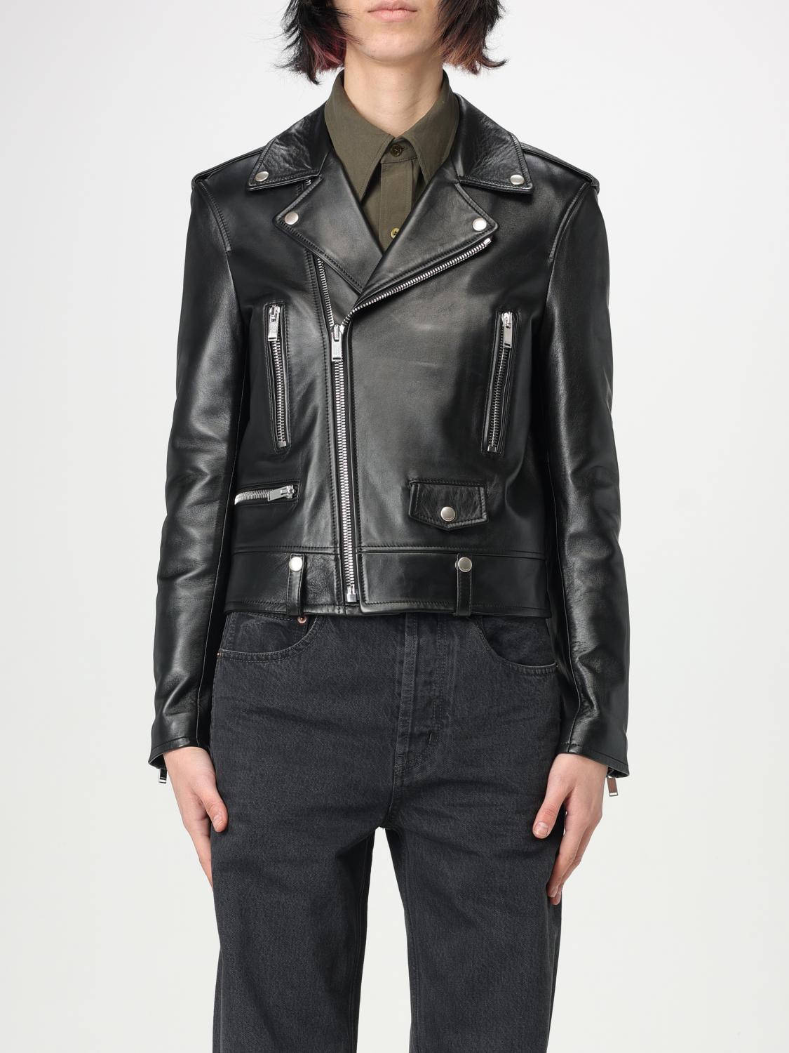 Saint Laurent Jacket Woman Black SAINT LAURENT