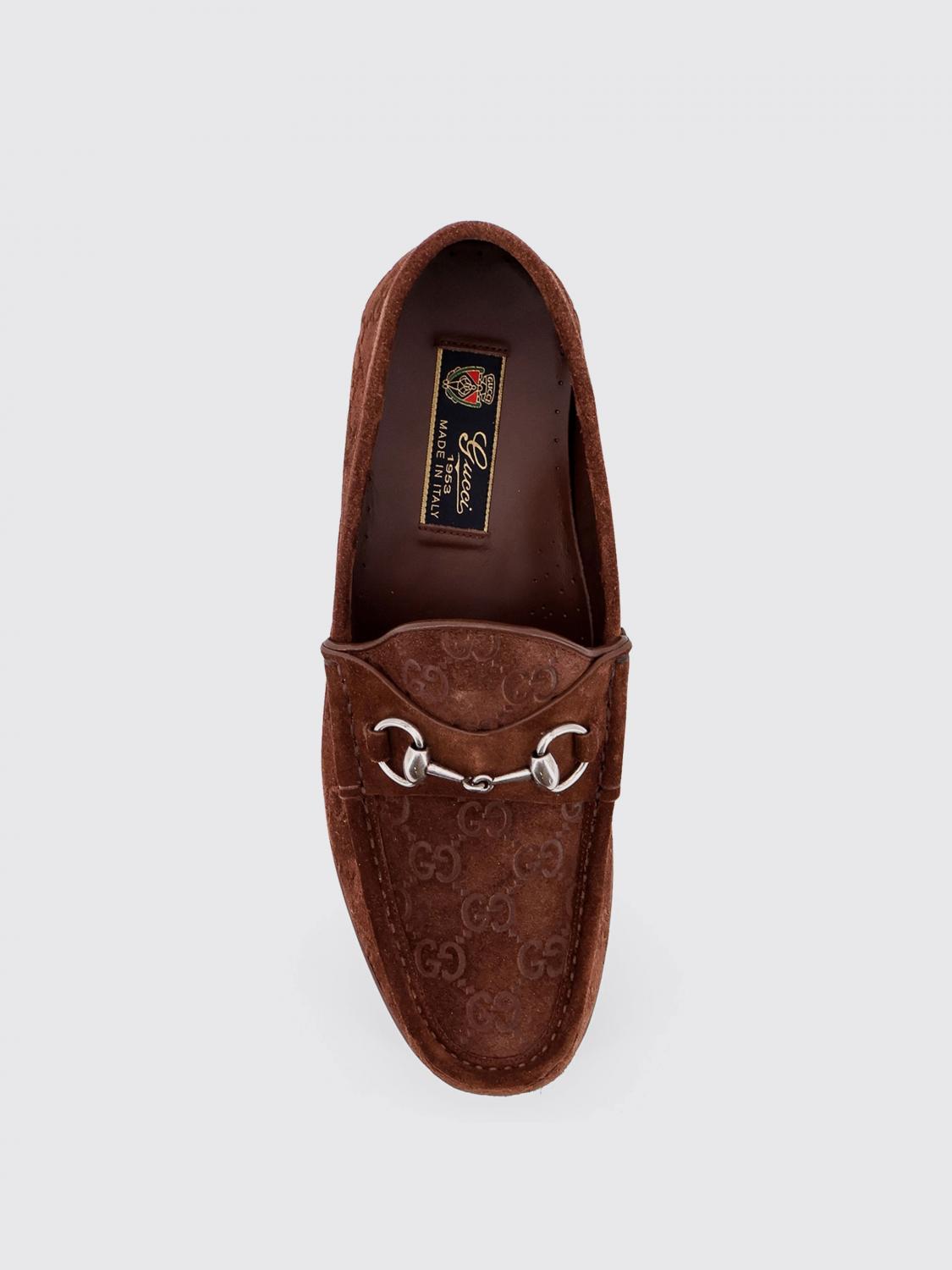 Gucci Loafers Men Brown GUCCI