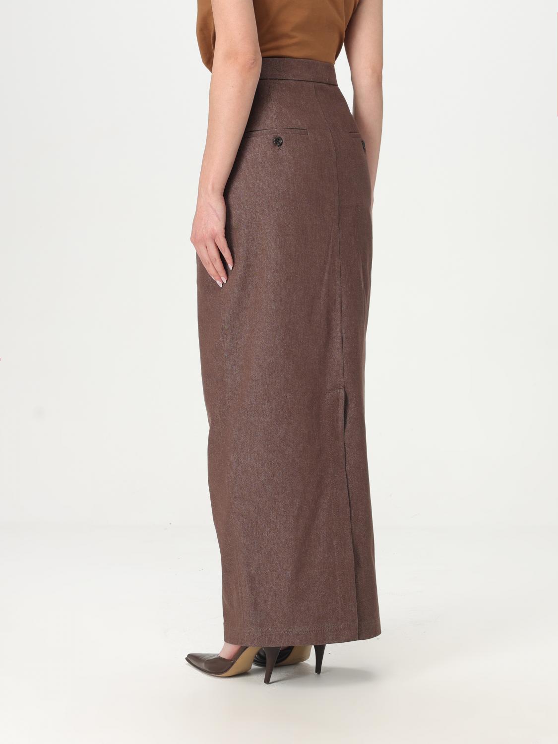 Max Mara Skirt Woman Brown MAX MARA
