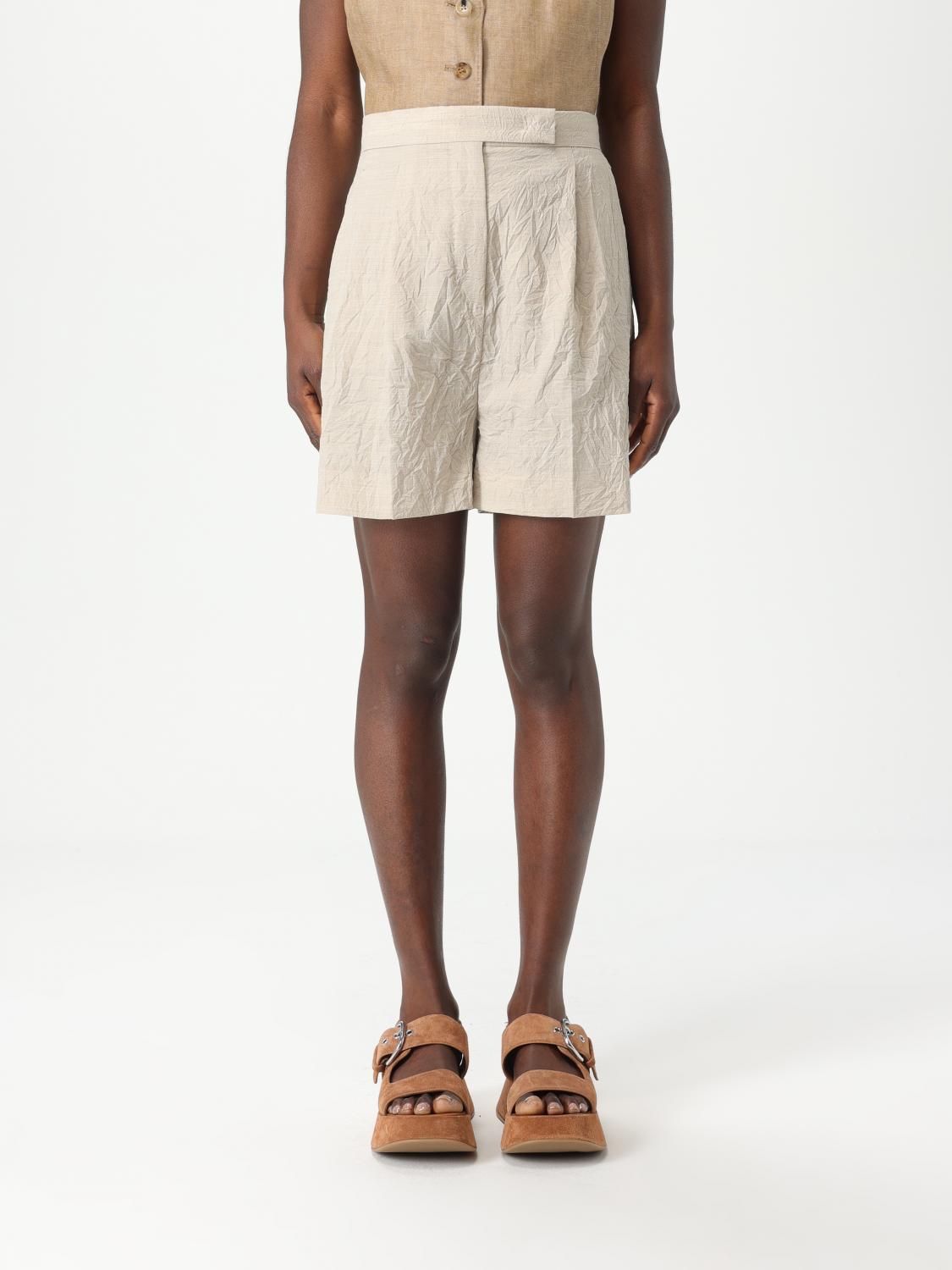 Max Mara Shorts Woman Beige MAX MARA