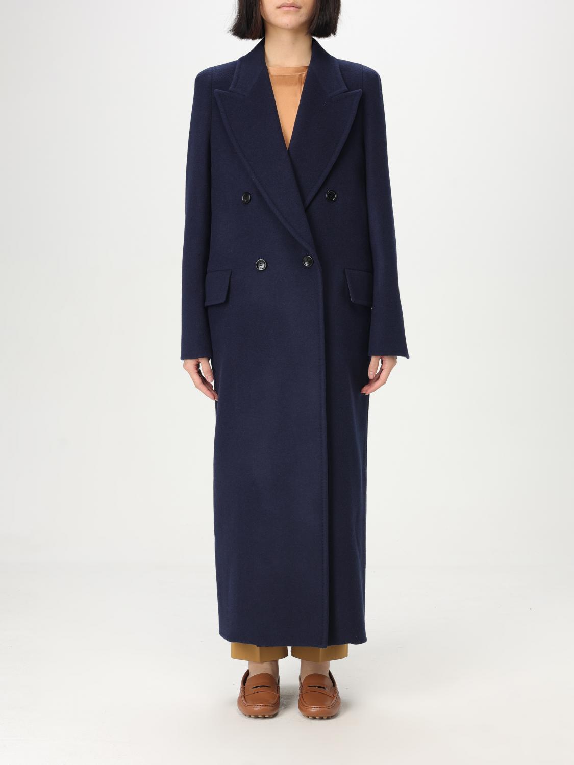 Max Mara Coat Woman Blue MAX MARA