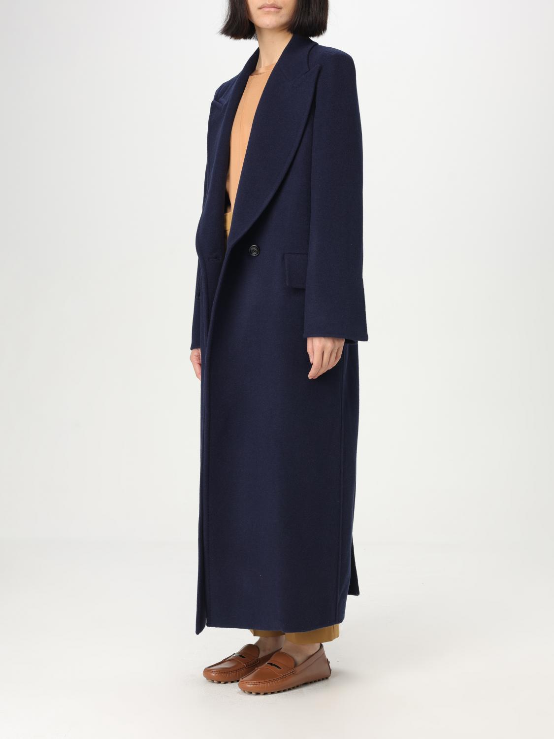 Max Mara Coat Woman Blue MAX MARA