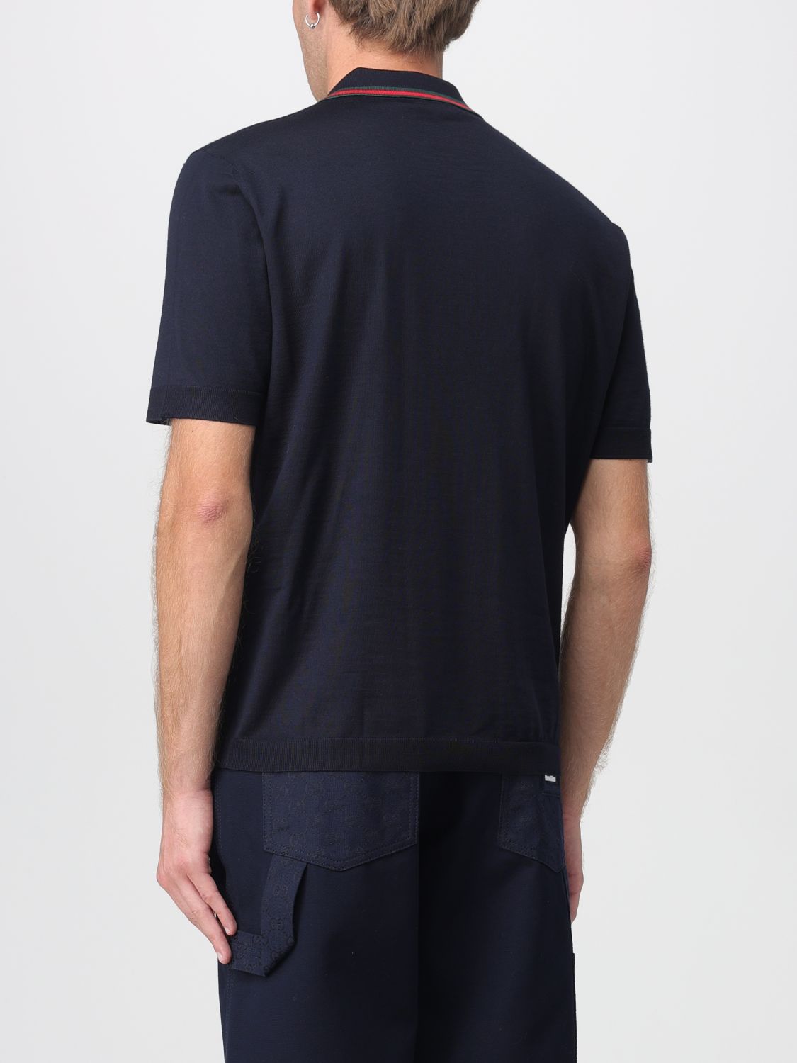 Gucci Polo Shirt Men Ink GUCCI