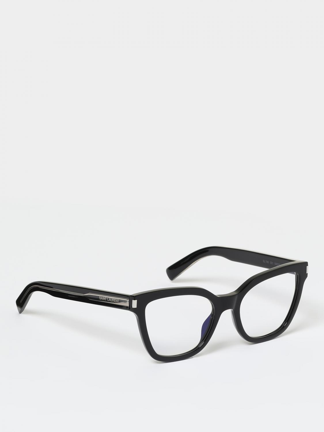 Saint Laurent Optical Frames Woman Black SAINT LAURENT