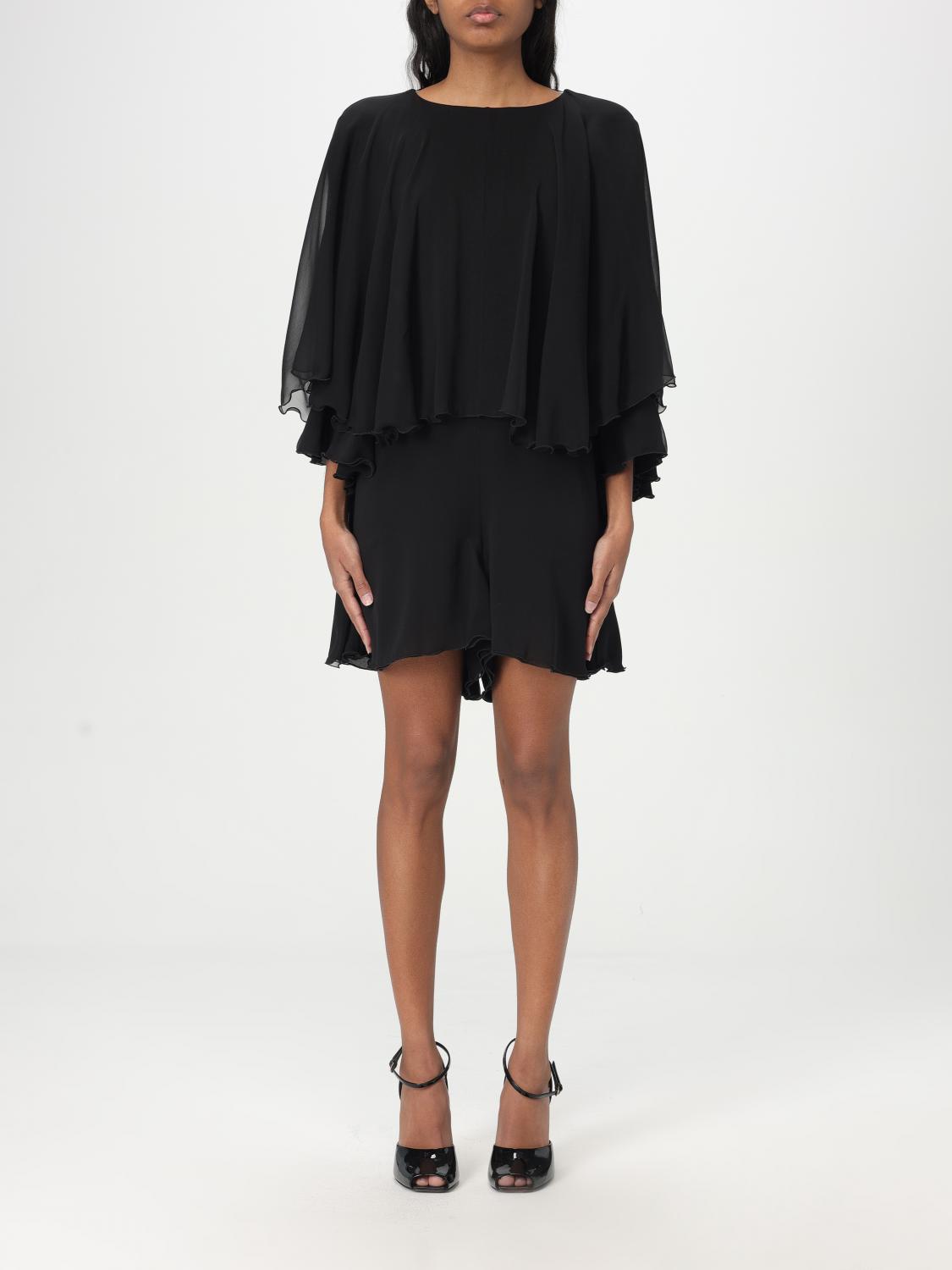 Saint Laurent Jumpsuit Woman Black SAINT LAURENT