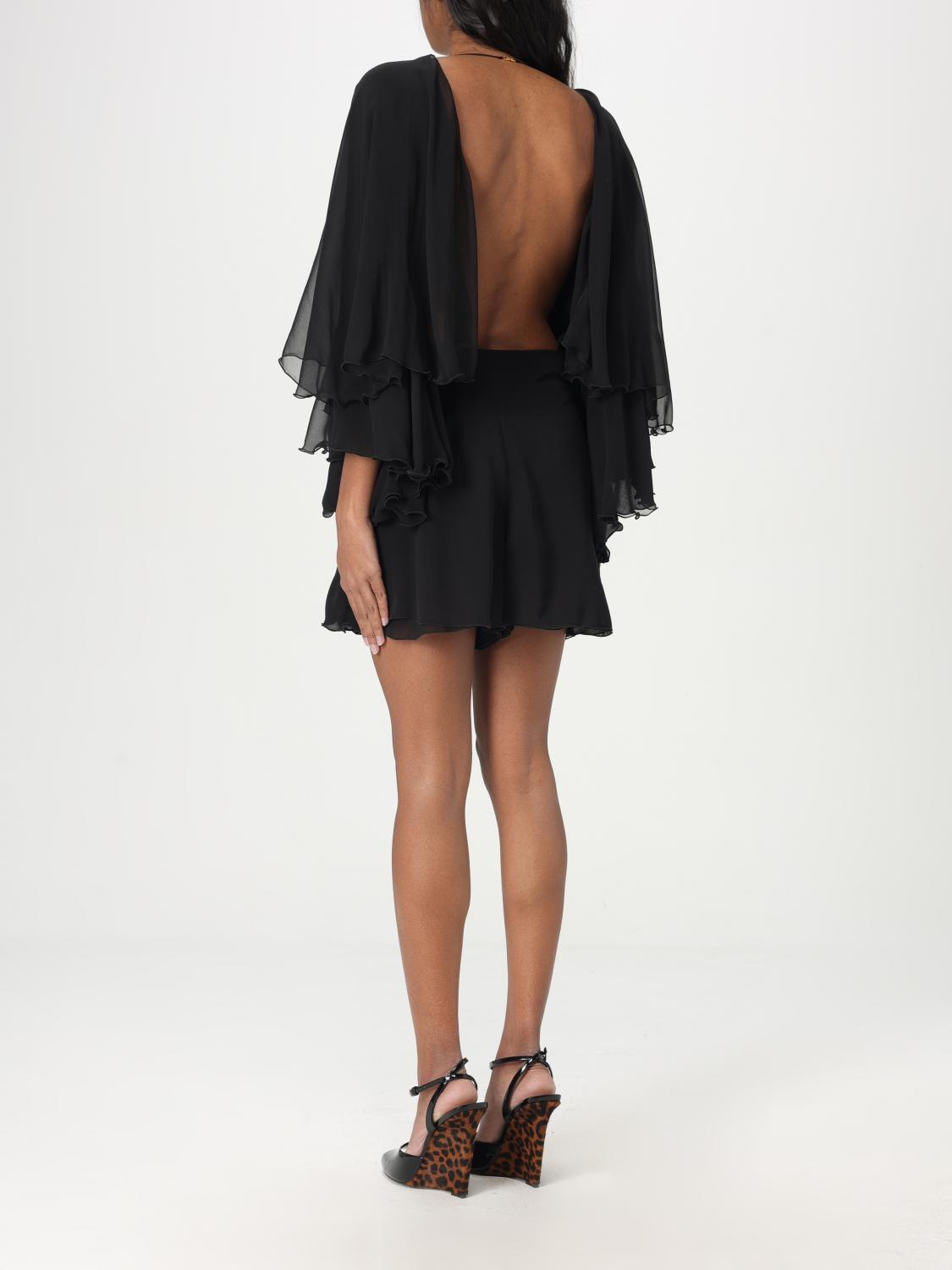 Saint Laurent Jumpsuit Woman Black SAINT LAURENT