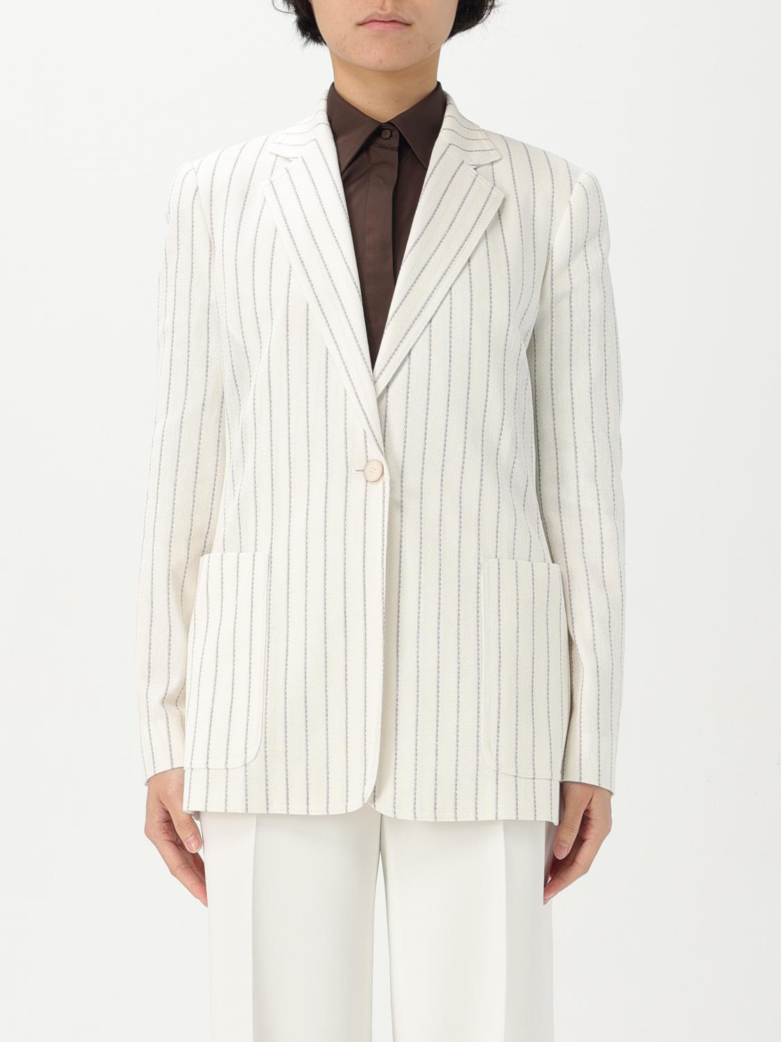 Max Mara Jacket Woman White MAX MARA