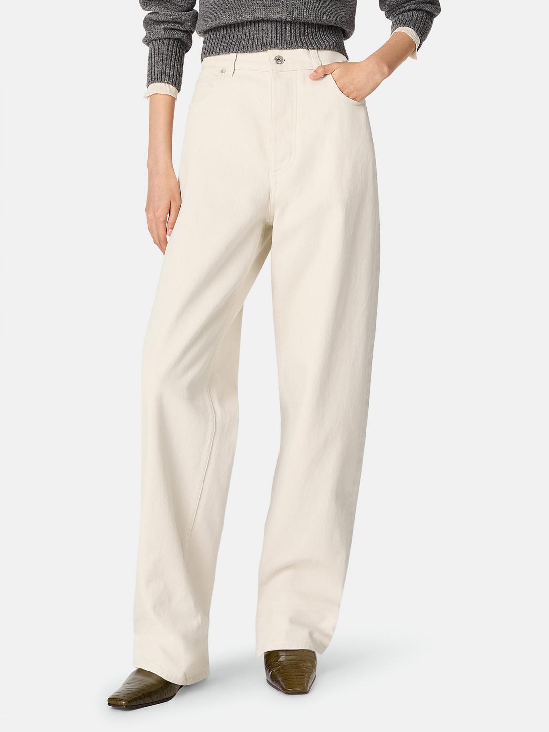 Bottega Veneta Jeans Woman Yellow Cream BOTTEGA VENETA
