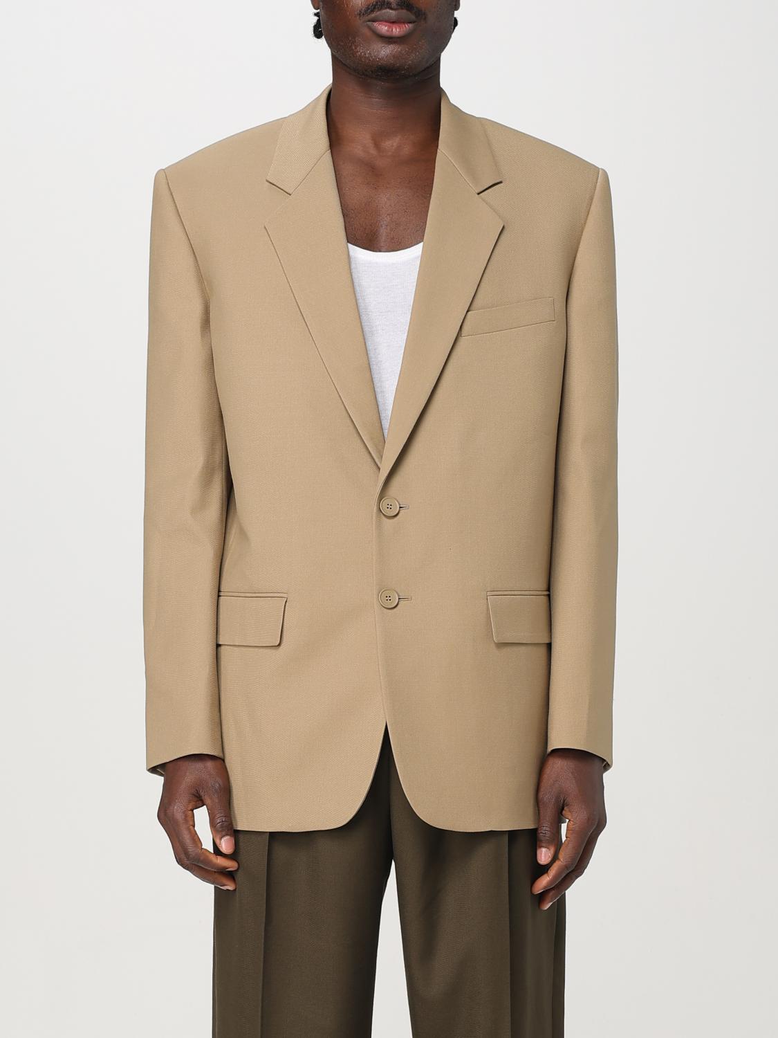 Saint Laurent Jacket Men Yellow SAINT LAURENT