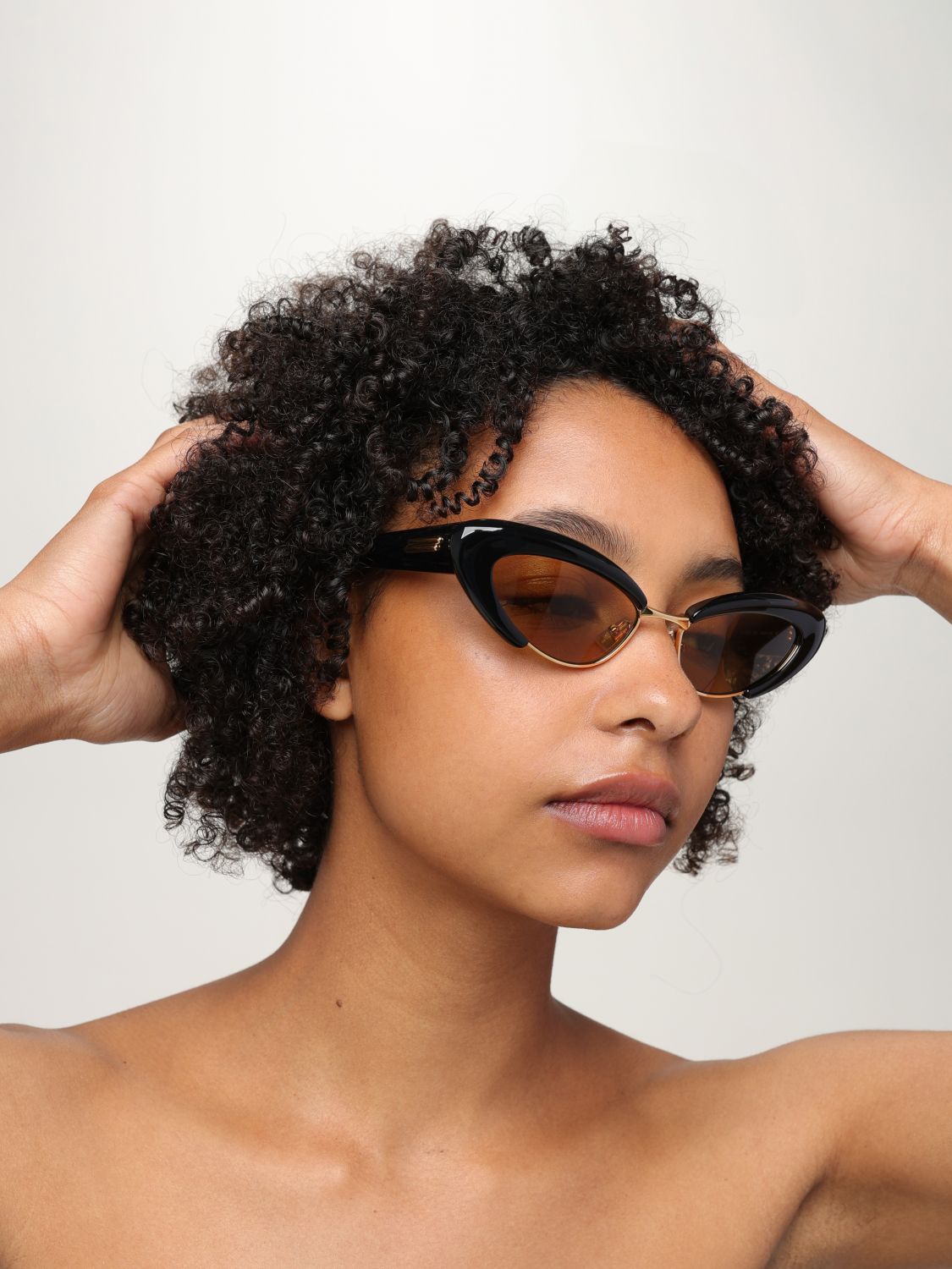 Bottega Veneta Sunglasses Woman Black BOTTEGA VENETA