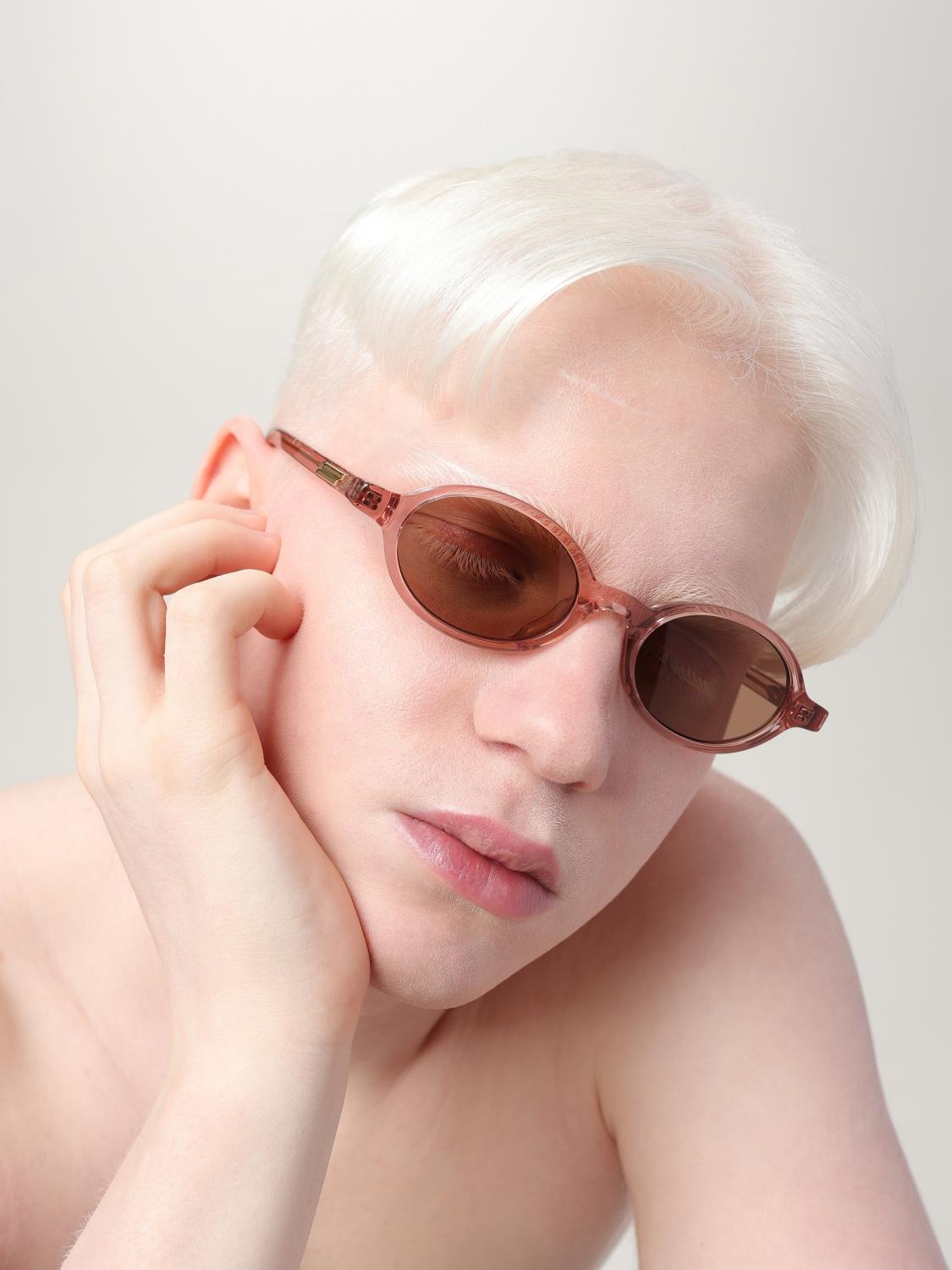 Bottega Veneta Sunglasses Men Red BOTTEGA VENETA