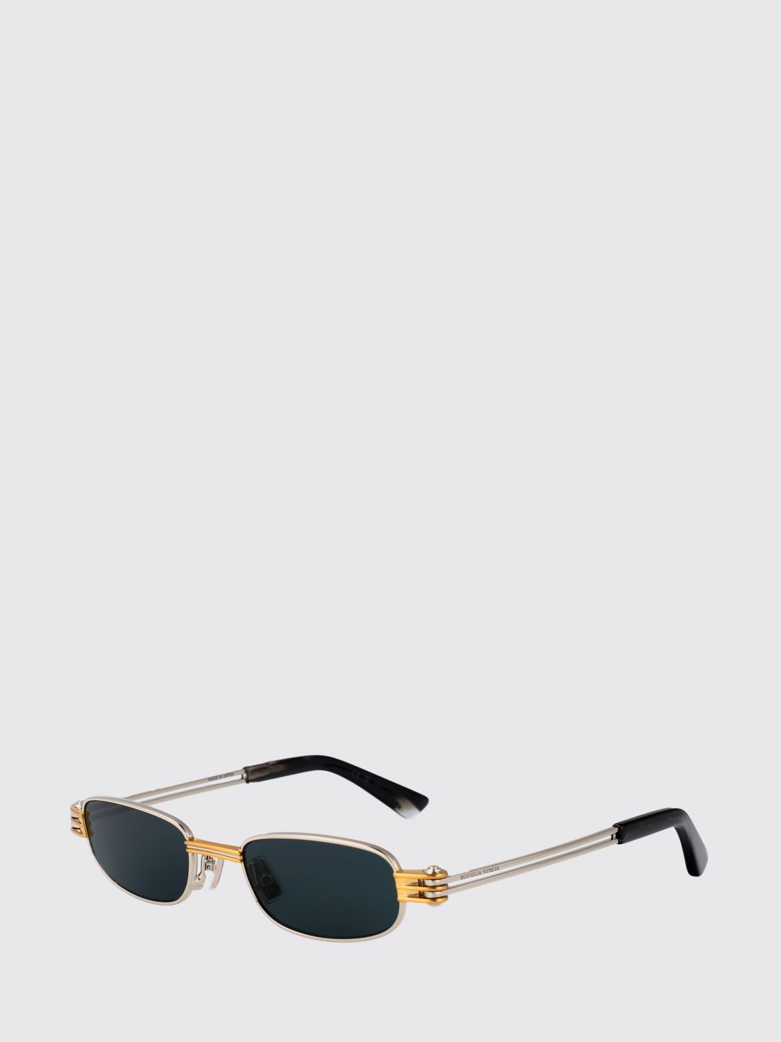 Bottega Veneta Sunglasses Men Silver BOTTEGA VENETA