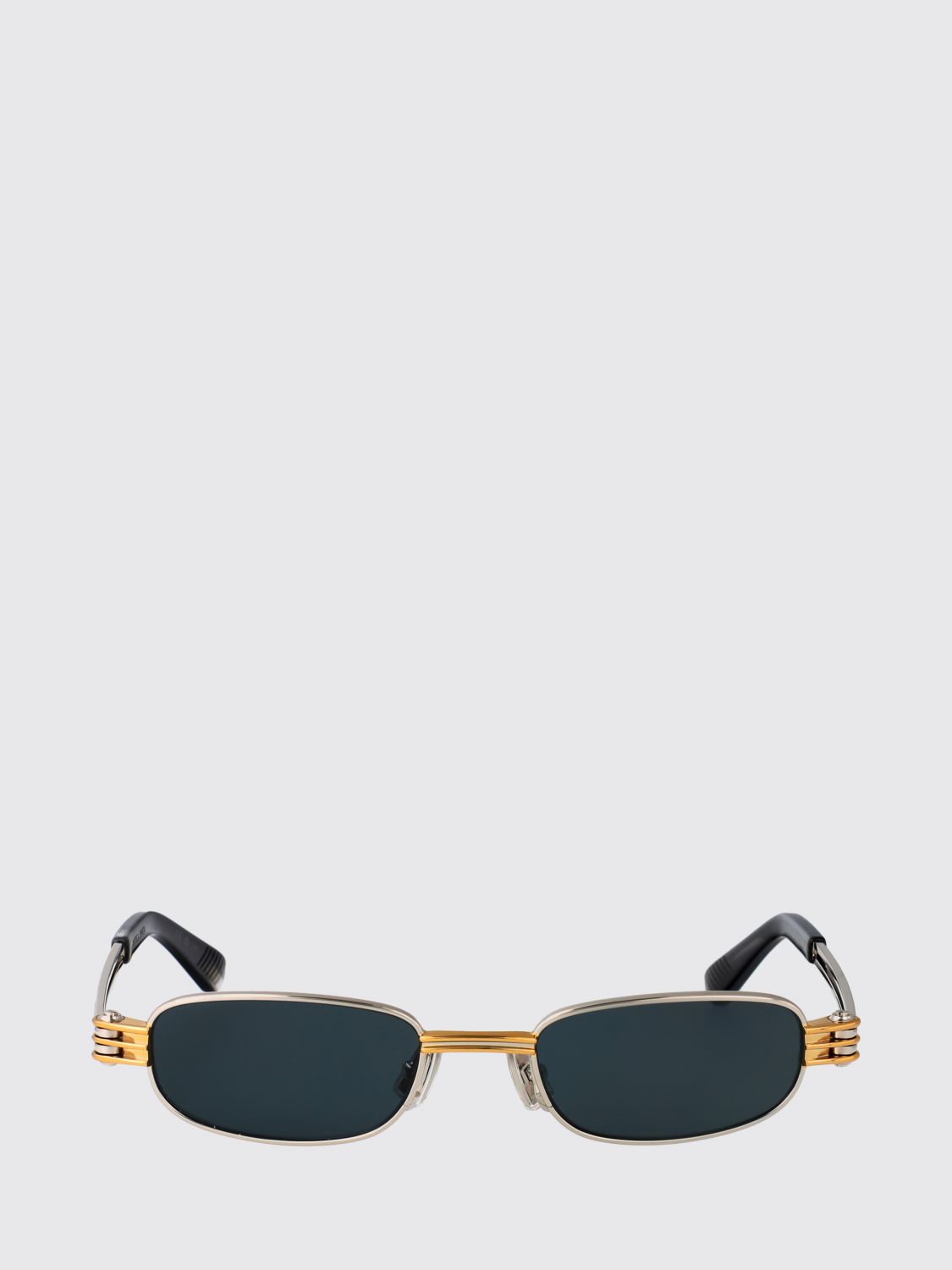 Bottega Veneta Sunglasses Men Silver BOTTEGA VENETA