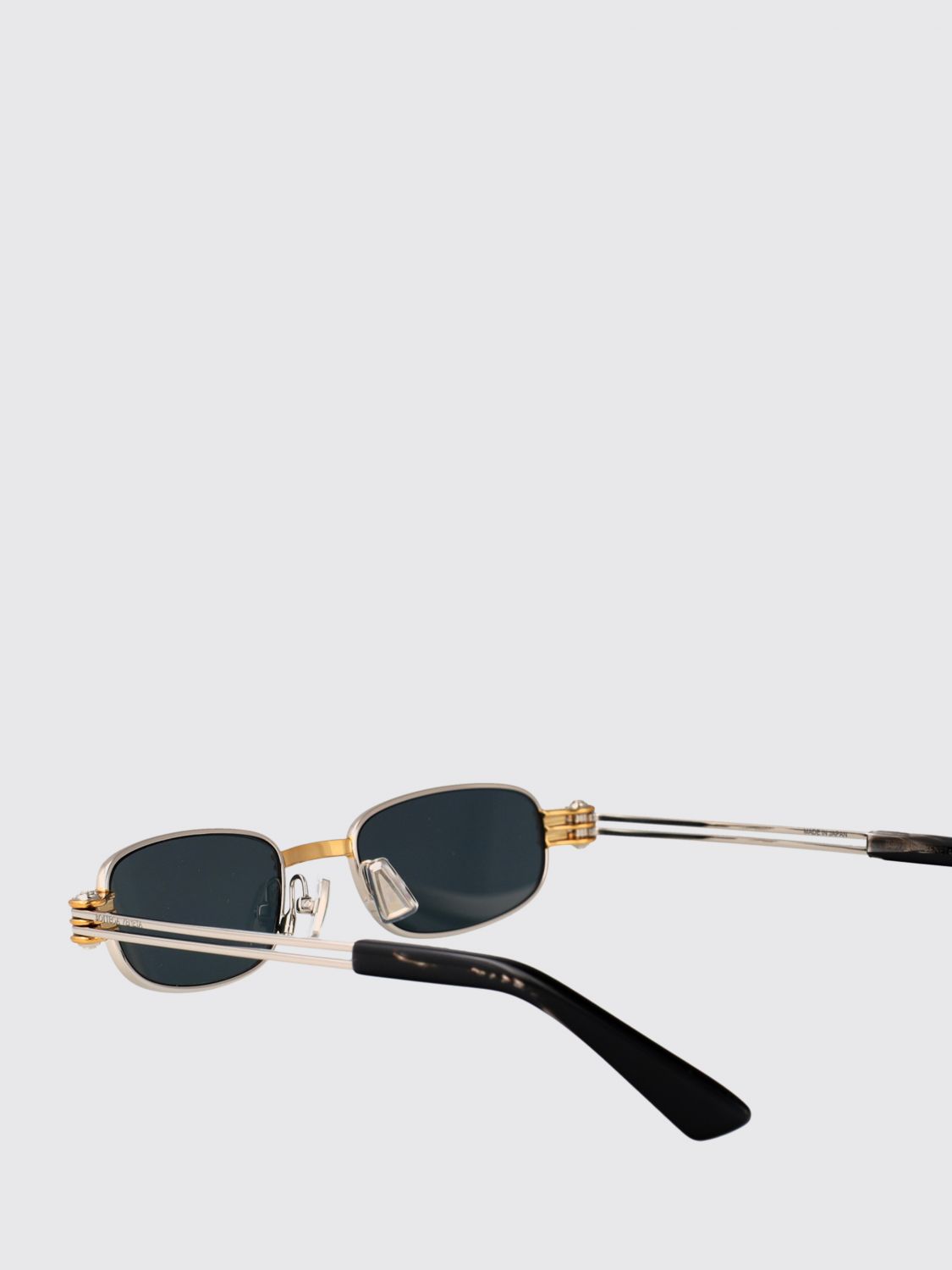Bottega Veneta Sunglasses Men Silver BOTTEGA VENETA