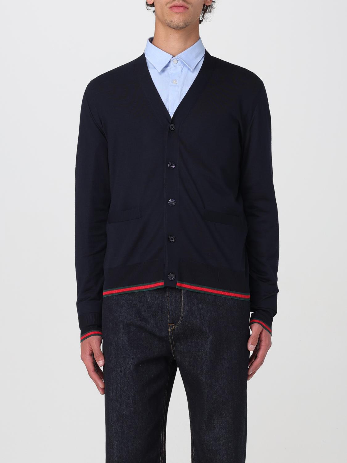 Gucci Sweater Men Blue GUCCI