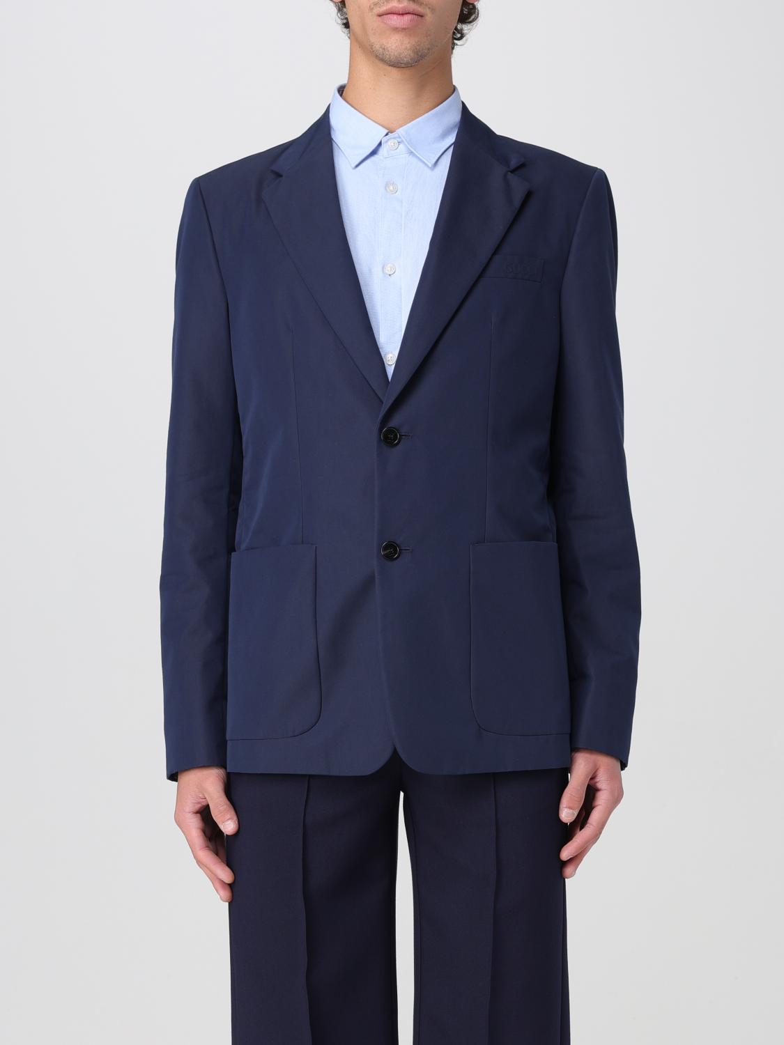 Gucci Jacket Men Blue GUCCI